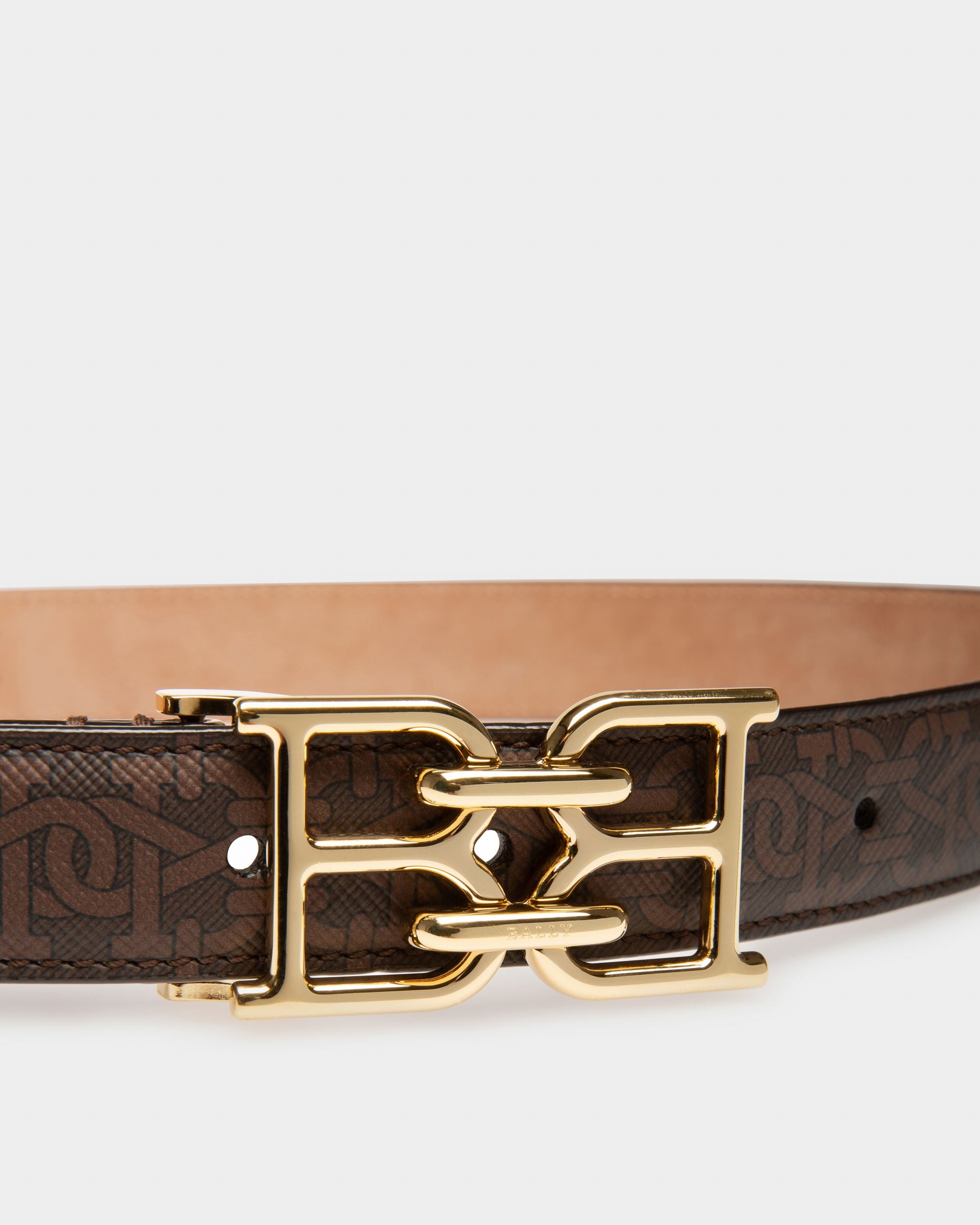 B-Chain Ceinture En Tpu 25Mm Marron - Femme - Bally - 03