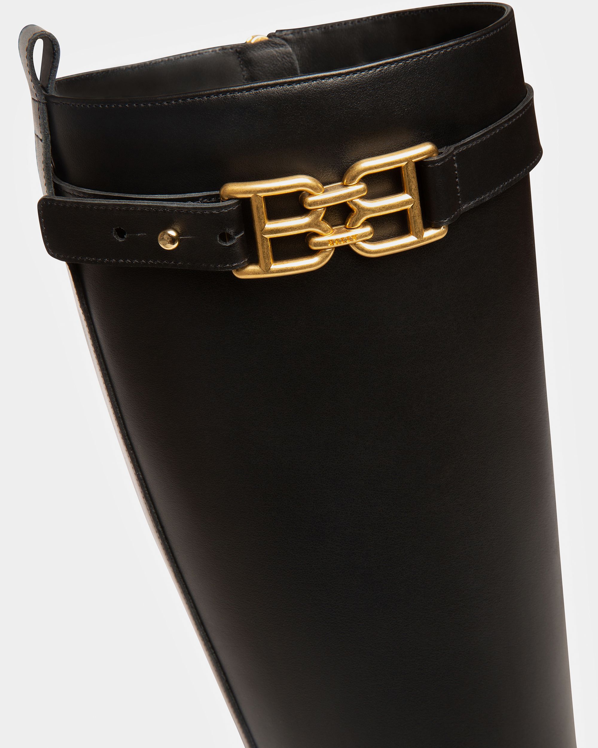 Gaila Leather Boots In Black - Women's - Bally - 05