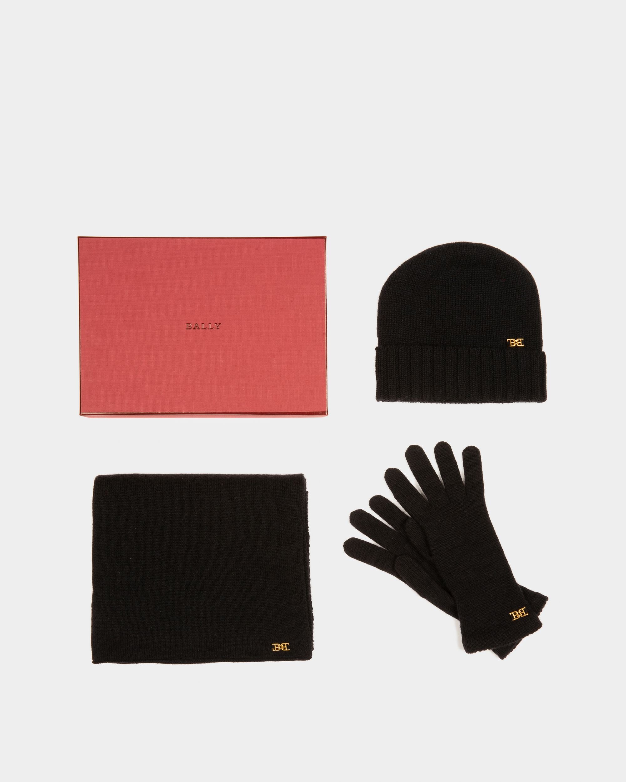 Set D'Accessoires En Cachemire Noir - Femme - Bally - 07
