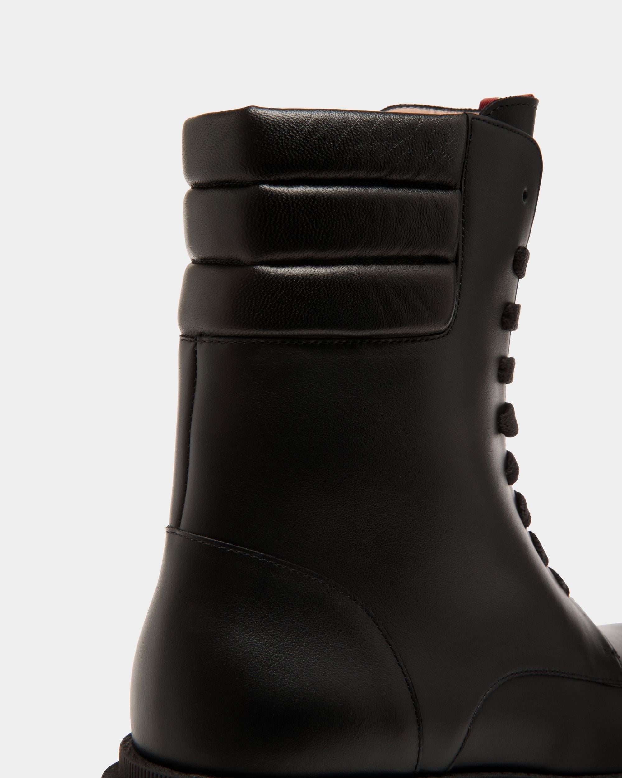 Booties In Black Leather - Mujer - Bally - 05