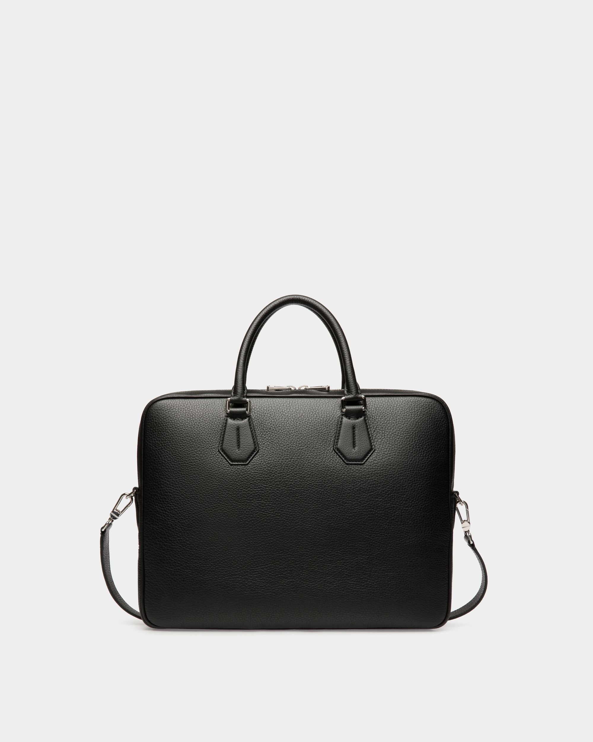 Business Bag In Black Leather - Herren - Bally - 02