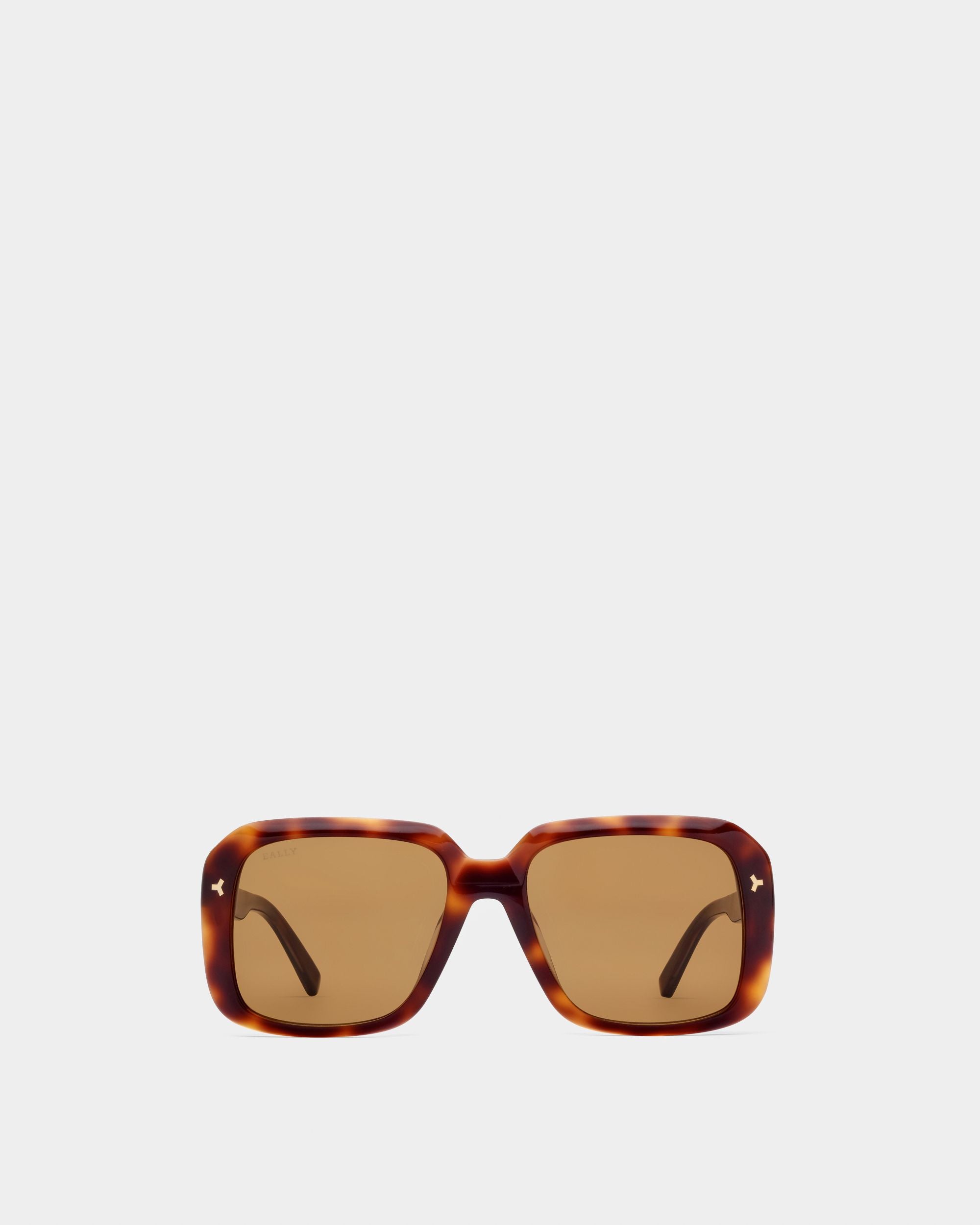 Thun Lunettes De Soleil En Acétate Havane Foncé - Homme - Bally - 01