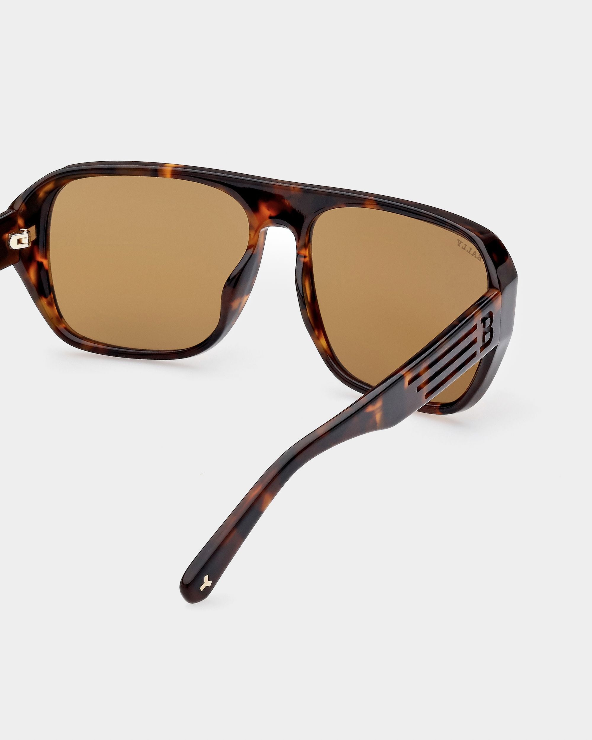 Lunettes De Soleil Vadret Couleur Marron Havane Lunettes De Soleil En Acétate Marron Havane - Homme - Bally - 02