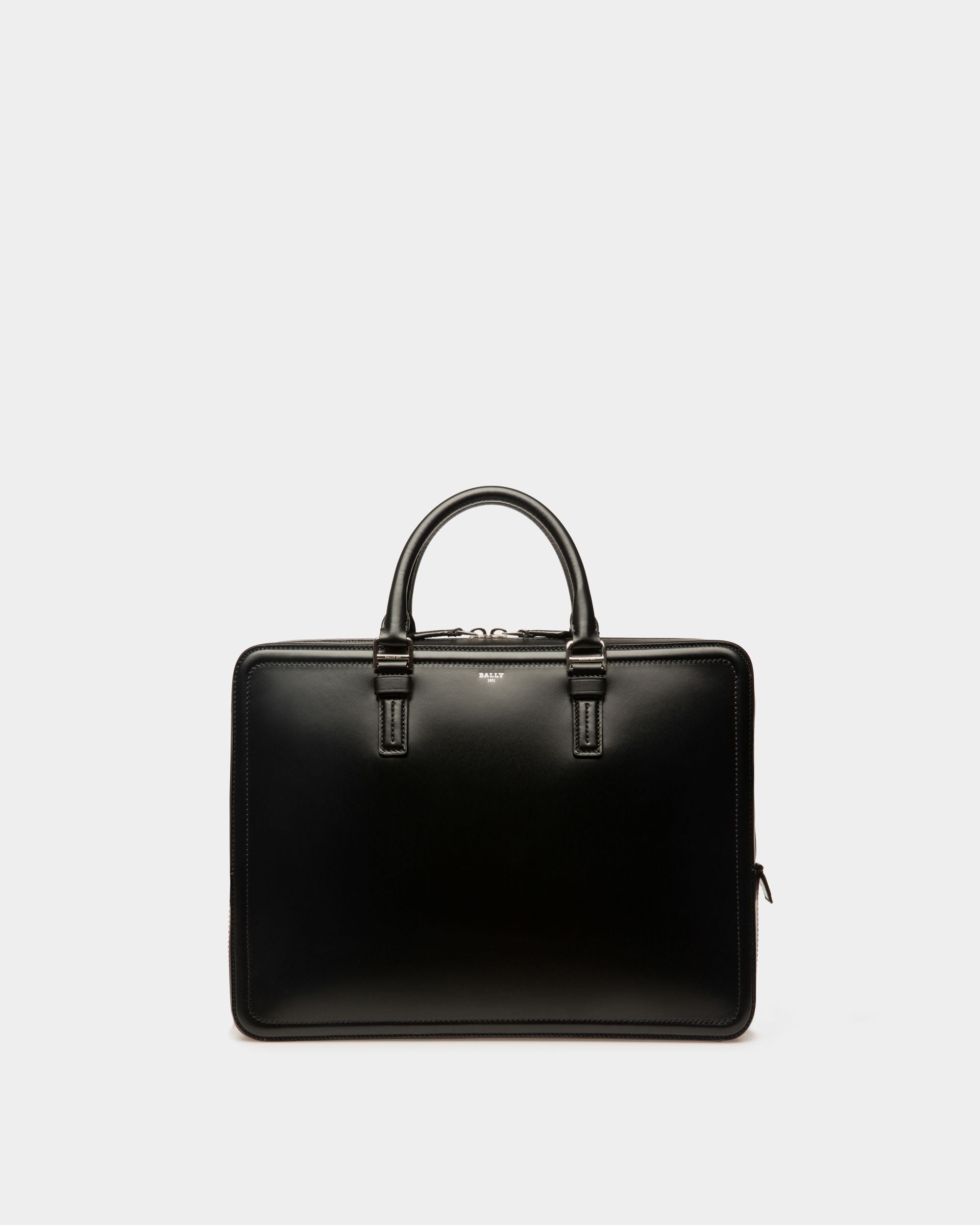 Sergy Sac Professionnel En Cuir Noir - Homme - Bally - 01