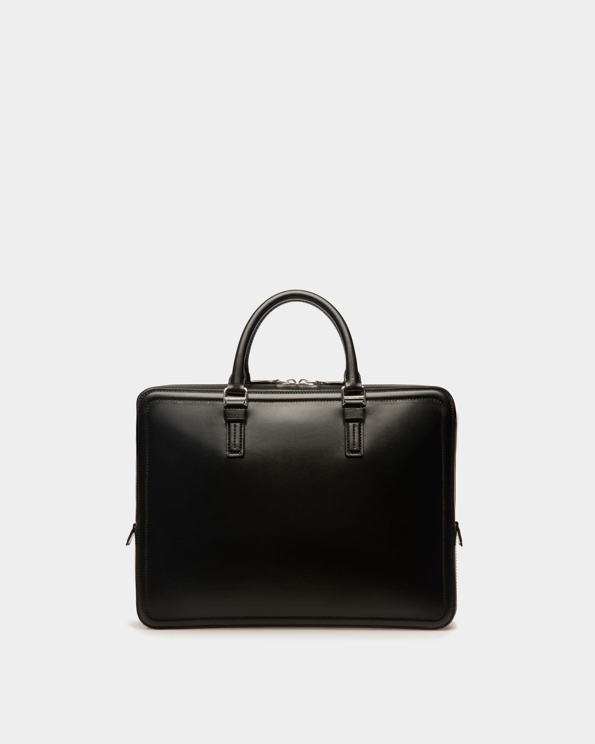 Sergy Sac Professionnel En Cuir Noir - Homme - Bally - 03