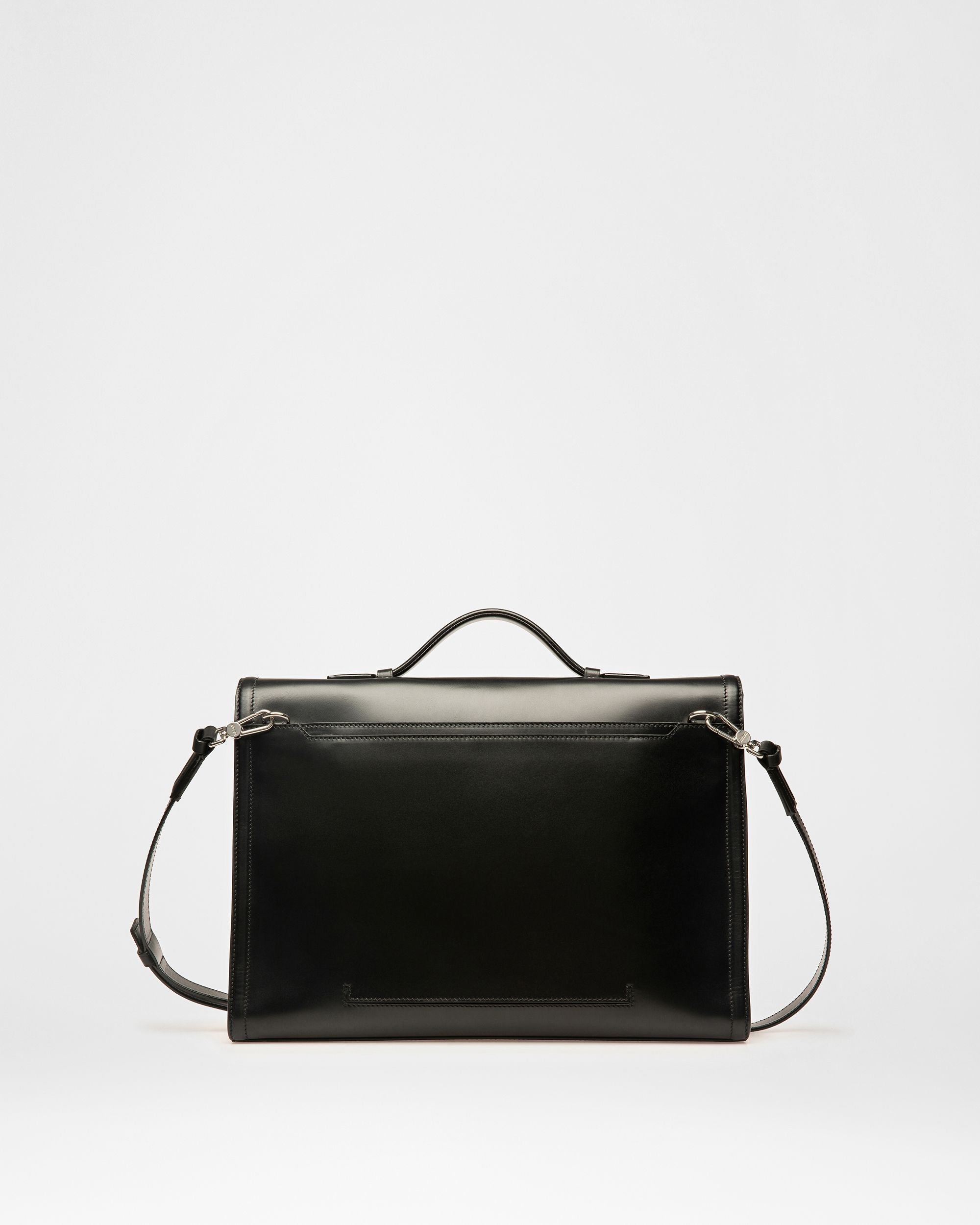 Soroh Serviette En Cuir Noir - Homme - Bally - 03
