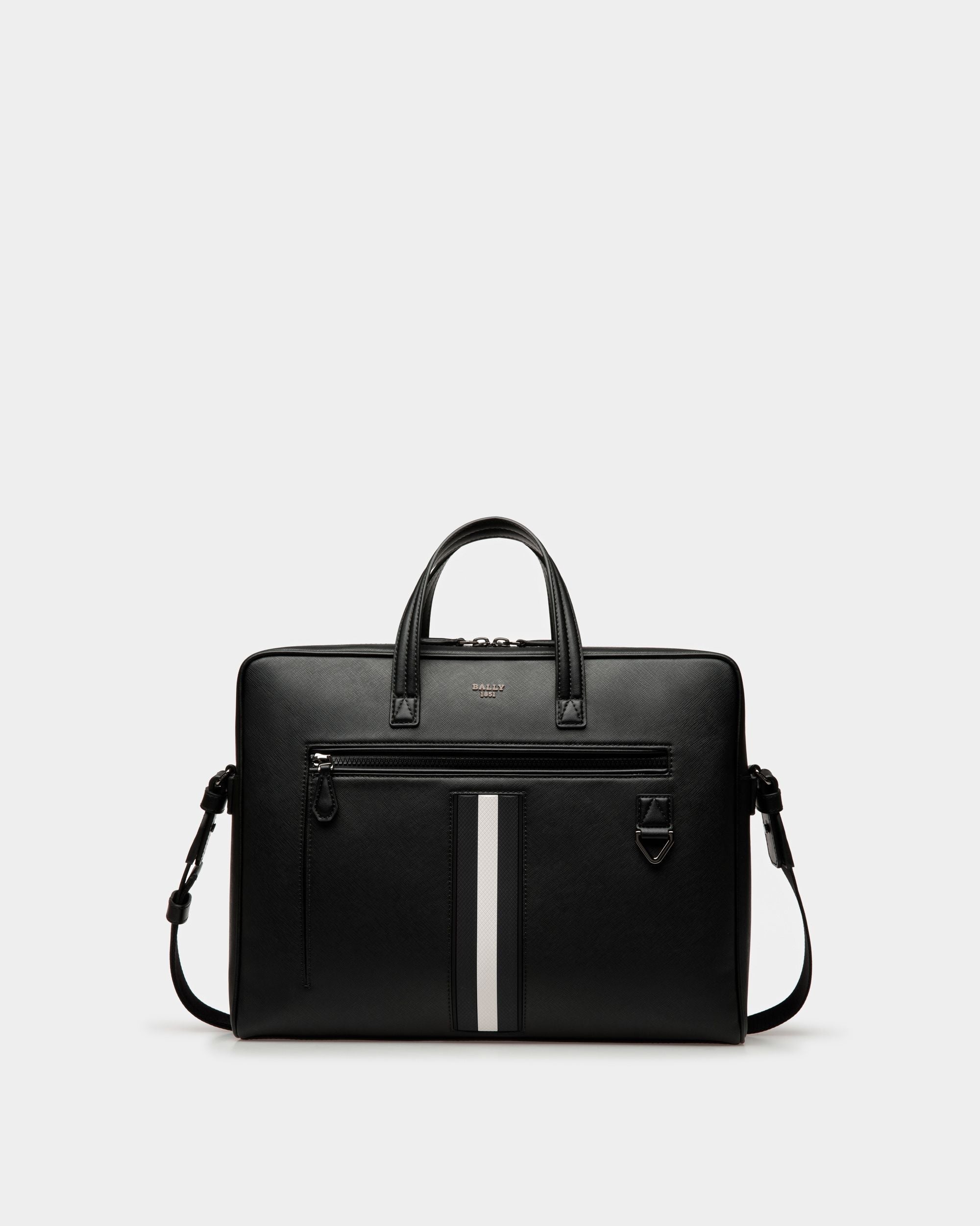 Mikes Sac Professionnel En Cuir Noir - Homme - Bally - 01