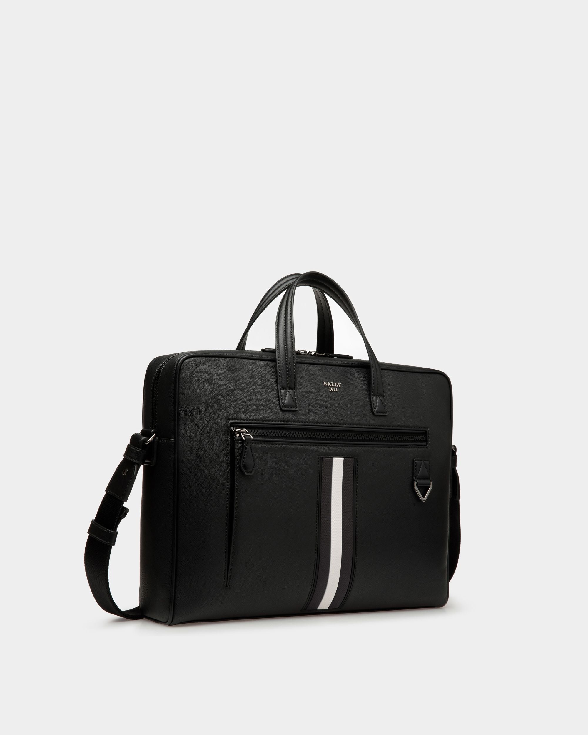 Mikes Sac Professionnel En Cuir Noir - Homme - Bally - 03