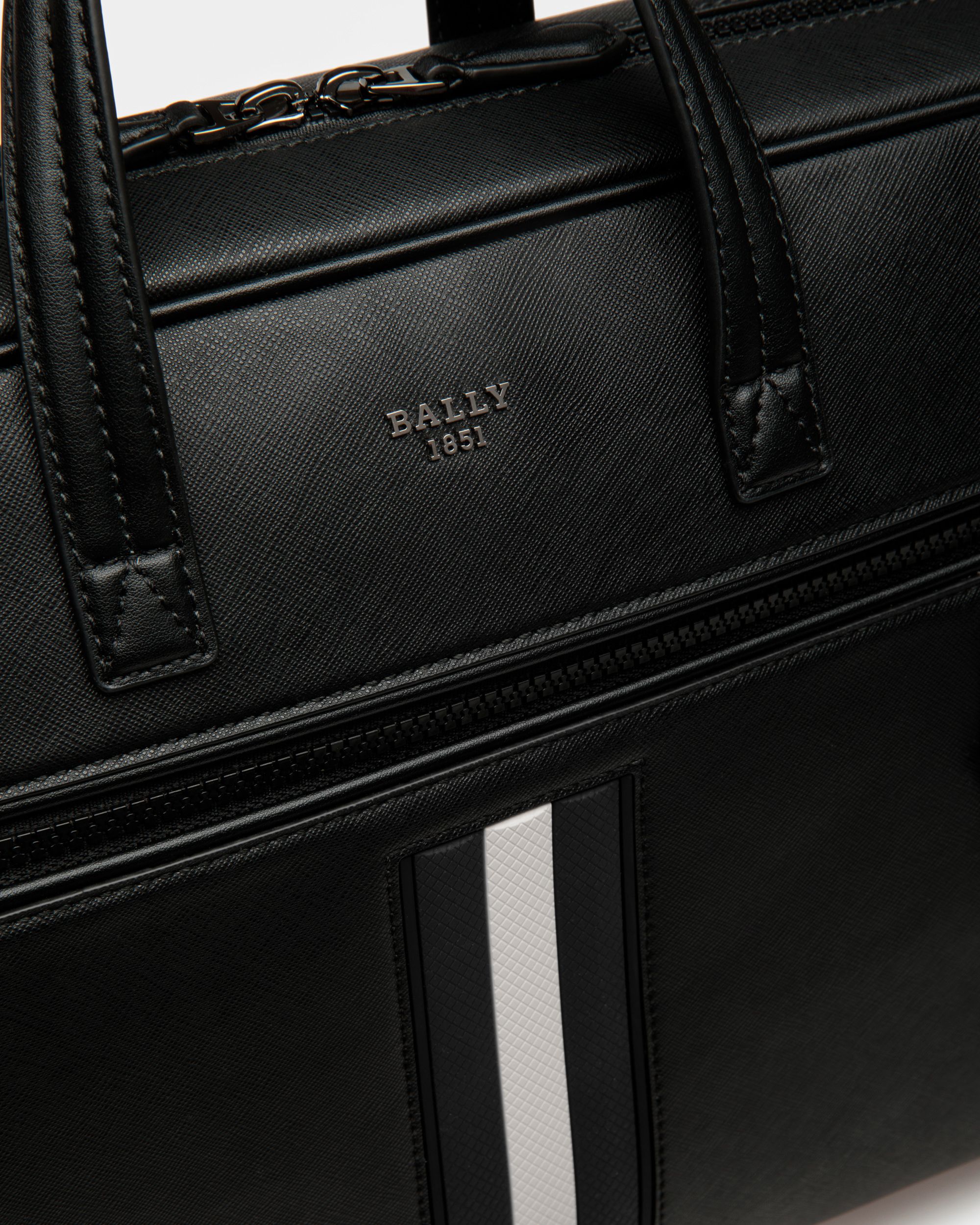 Mikes Sac Professionnel En Cuir Noir - Homme - Bally - 05