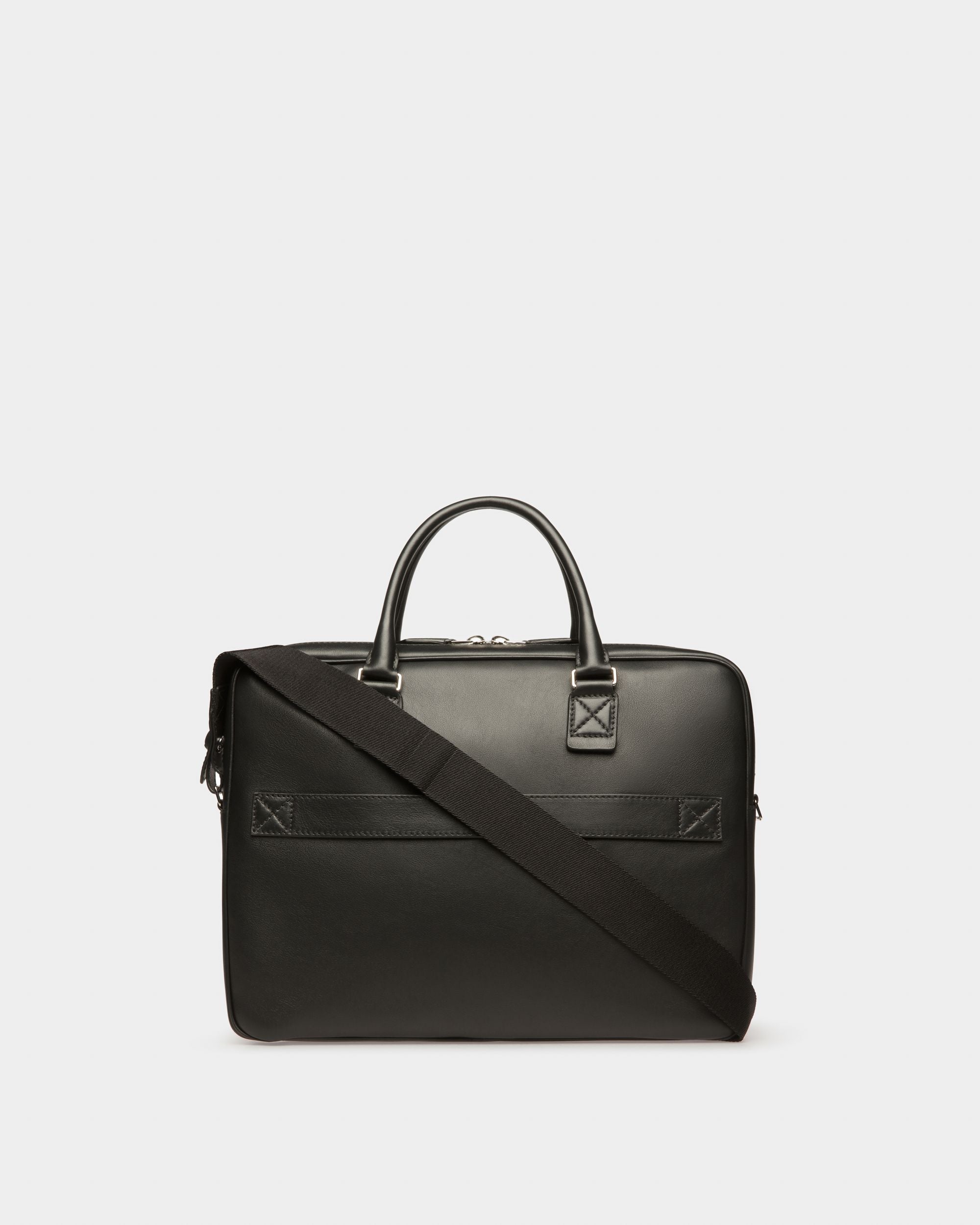 Hesines Sac Professionnel En Cuir Noir Et Vert - Homme - Bally - 02