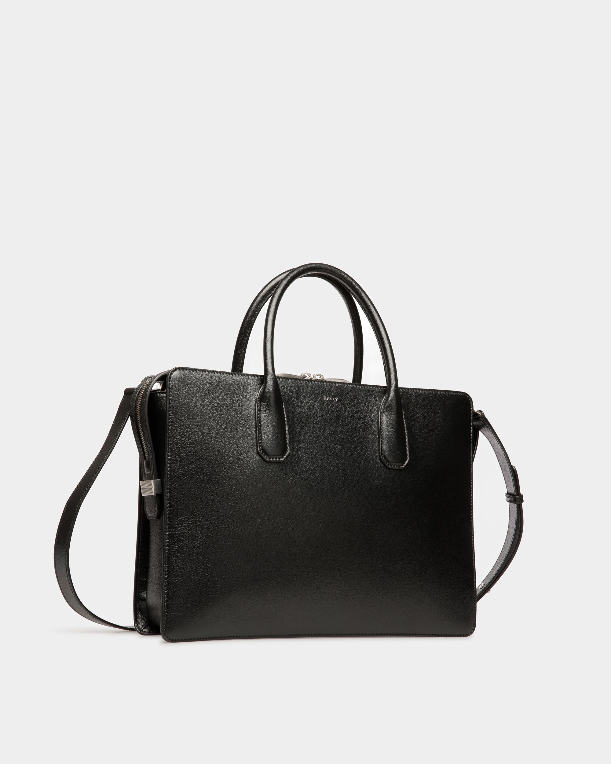 Banque Businesstasche Aus Leder In Schwarz - Herren - Bally - 04