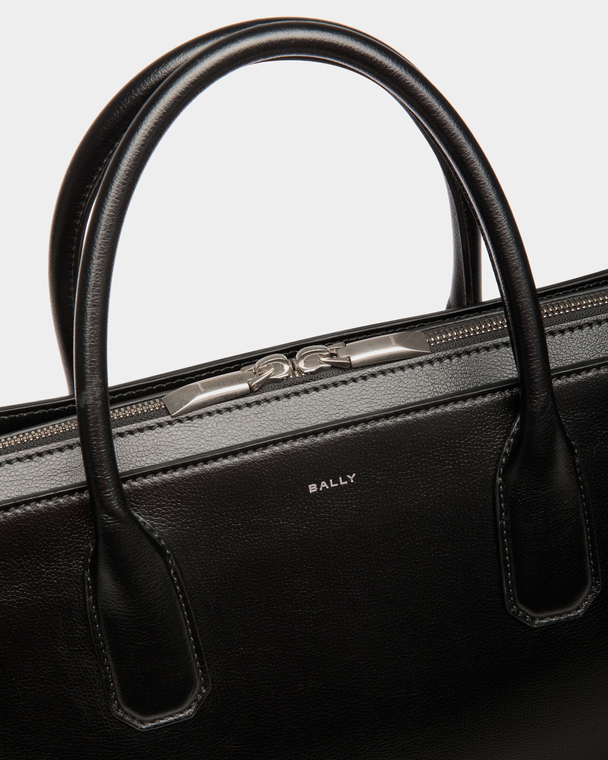 Banque Businesstasche Aus Leder In Schwarz - Herren - Bally - 06