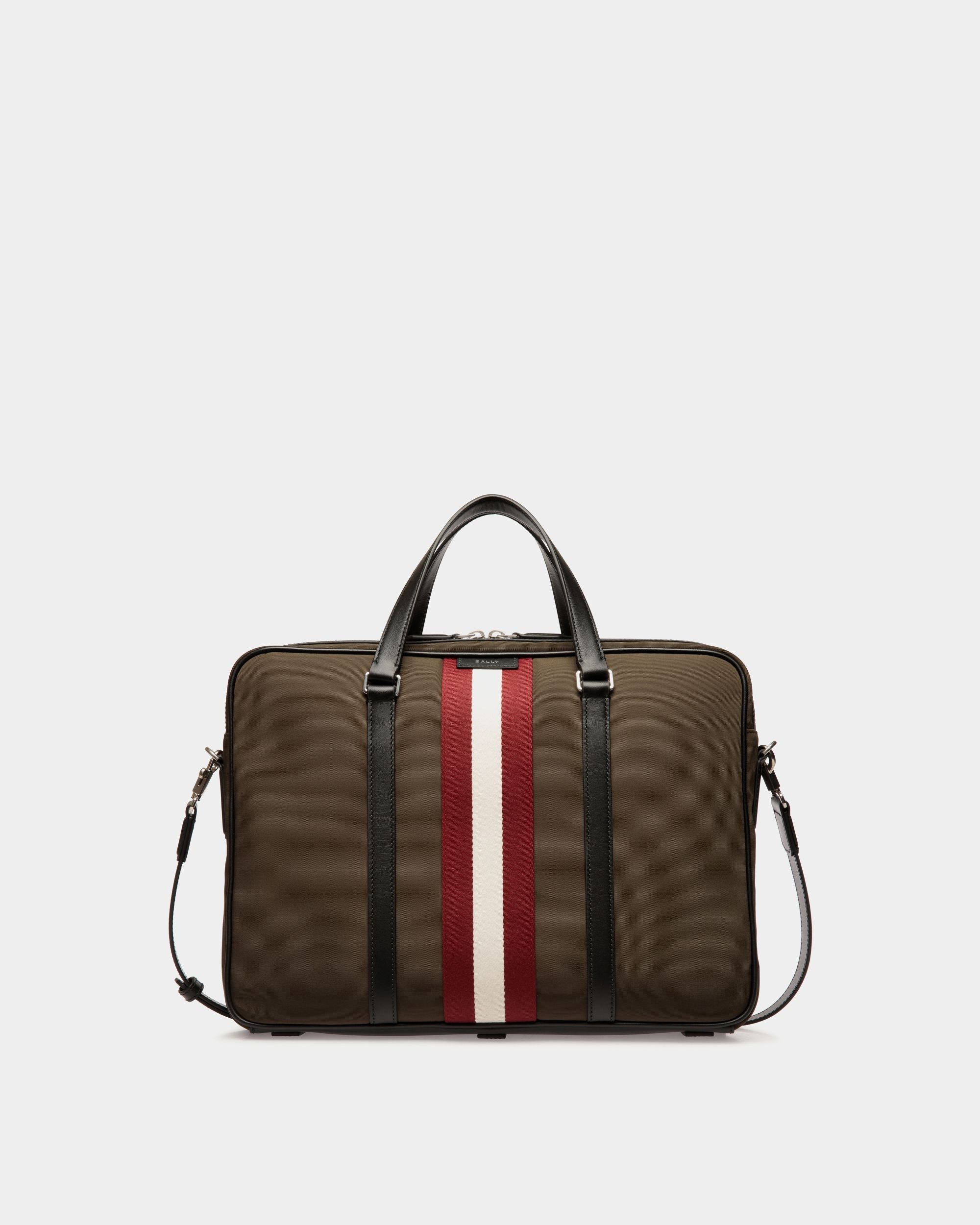 Maletín Code De Nailon Military Green - Hombre - Bally - 01
