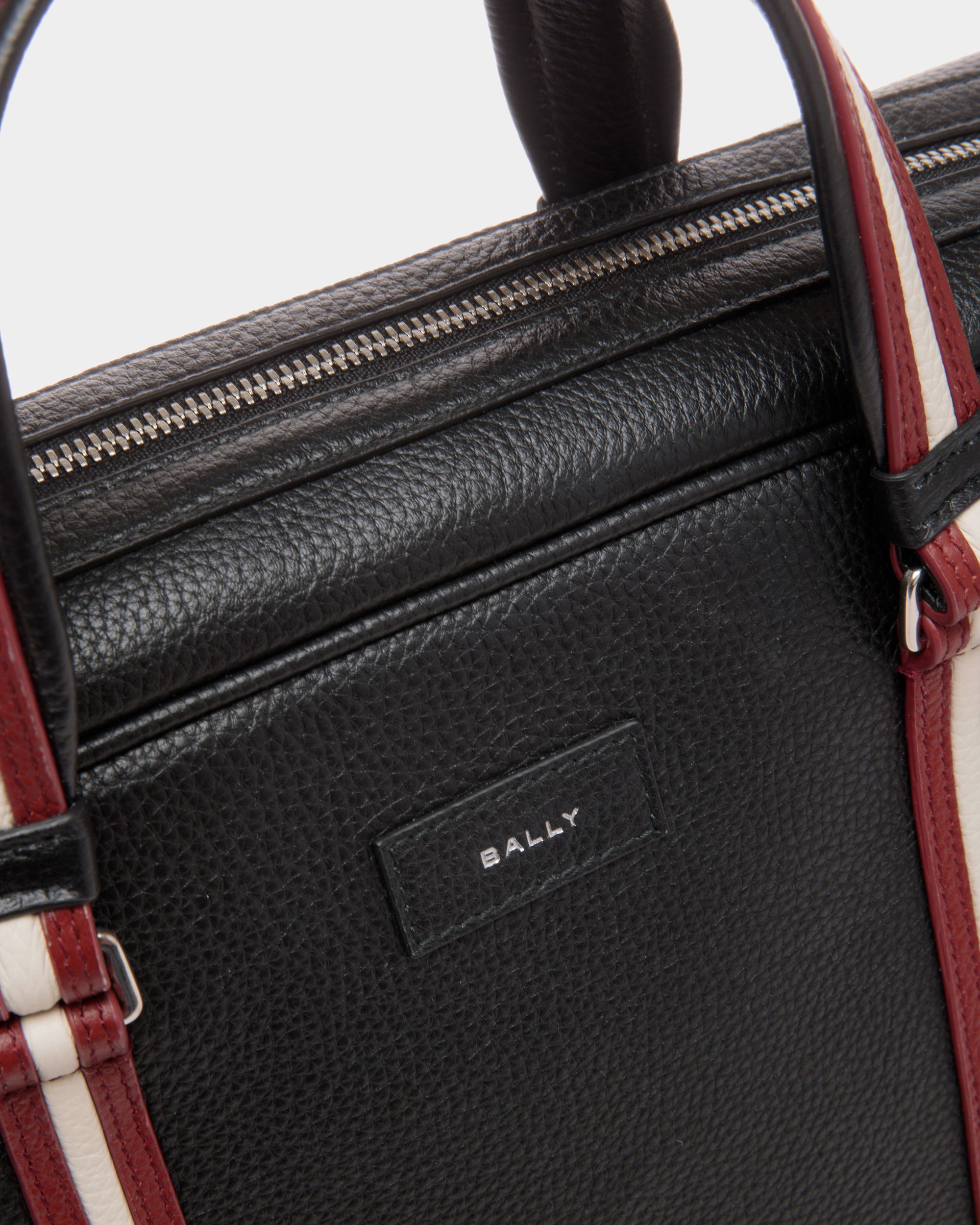 Code Aktentasche Aus Genarbtem Leder In Schwarz - Herren - Bally - 05