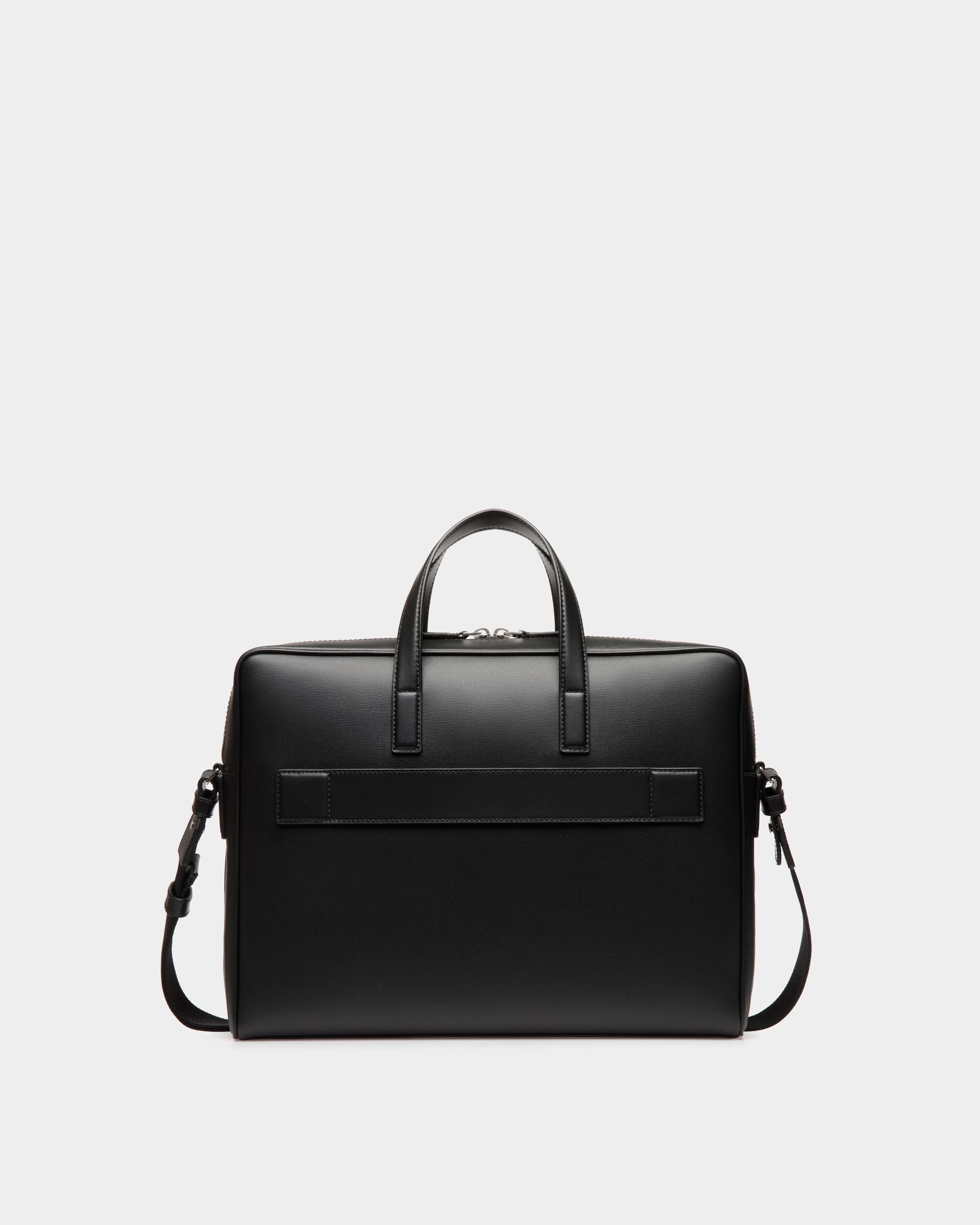 Cartable Mythos En Cuir Recyclé Noir - Homme - Bally - 03