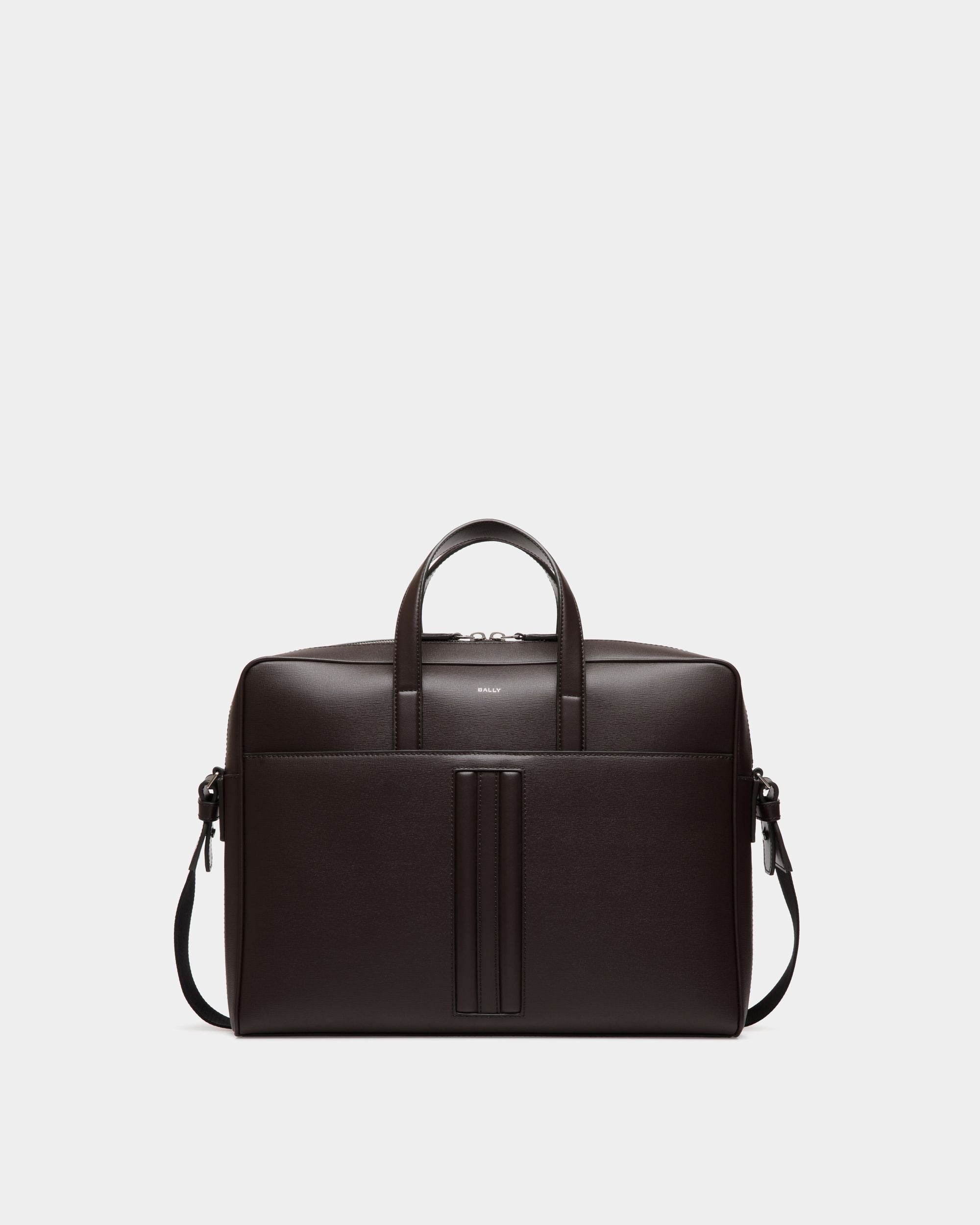 Mythos Aktentasche Aus Recyceltem Leder In Ebenholzschwarz - Herren - Bally - 01