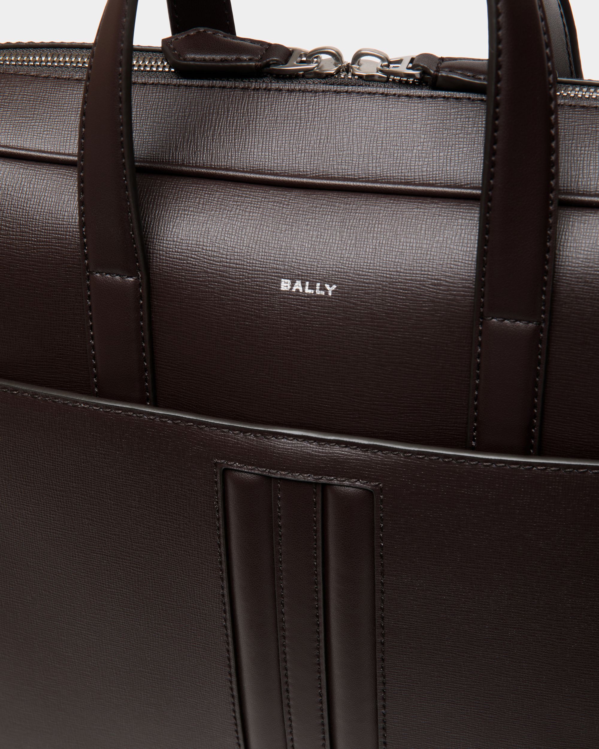 Mythos Aktentasche Aus Recyceltem Leder In Ebenholzschwarz - Herren - Bally - 06