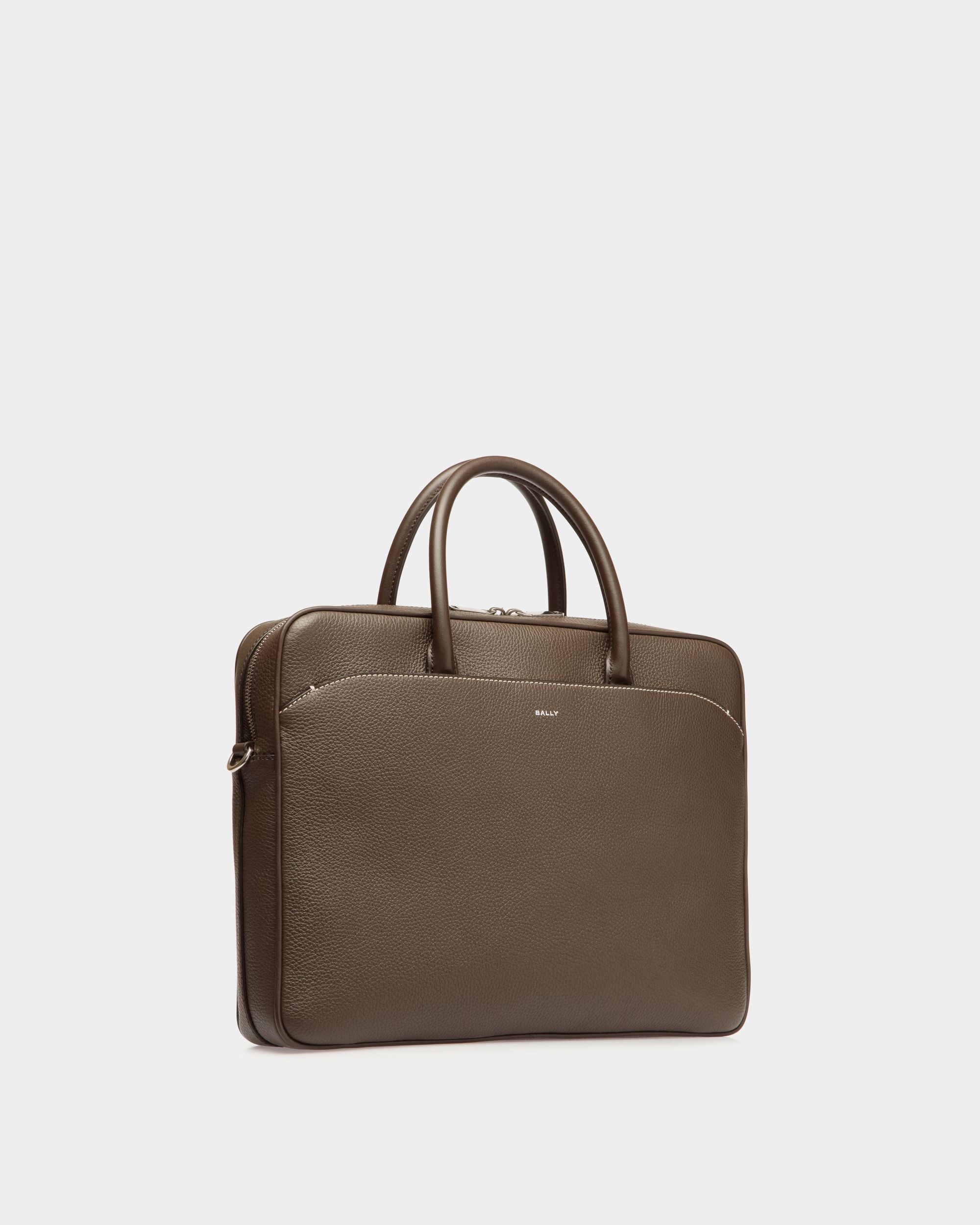 Oeden Aktentasche Aus Leder In Ebenholzschwarz - Herren - Bally - 04