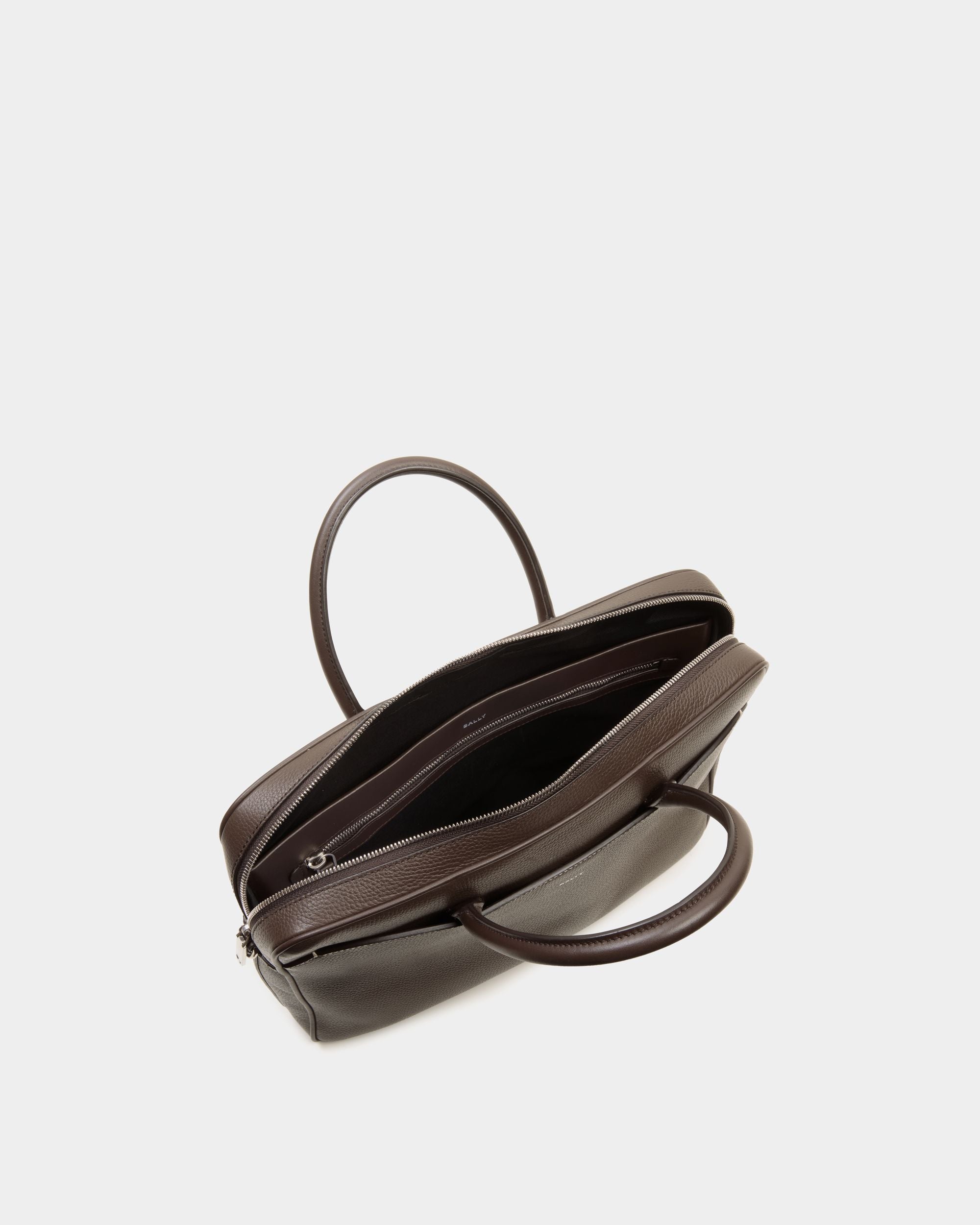 Oeden Aktentasche Aus Leder In Ebenholzschwarz - Herren - Bally - 05