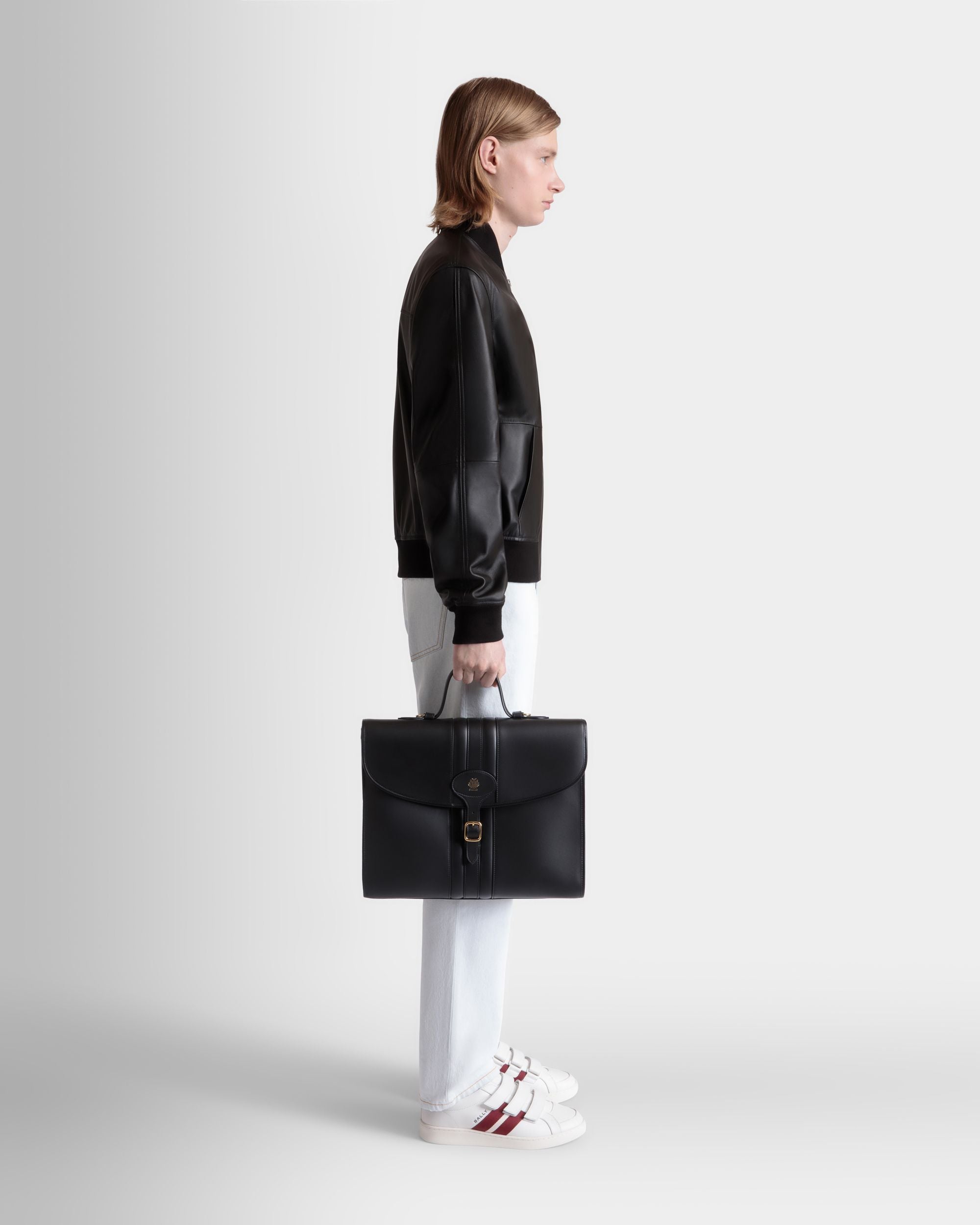 Beckett Aktentasche Aus Leder In Schwarz - Herren - Bally - 02