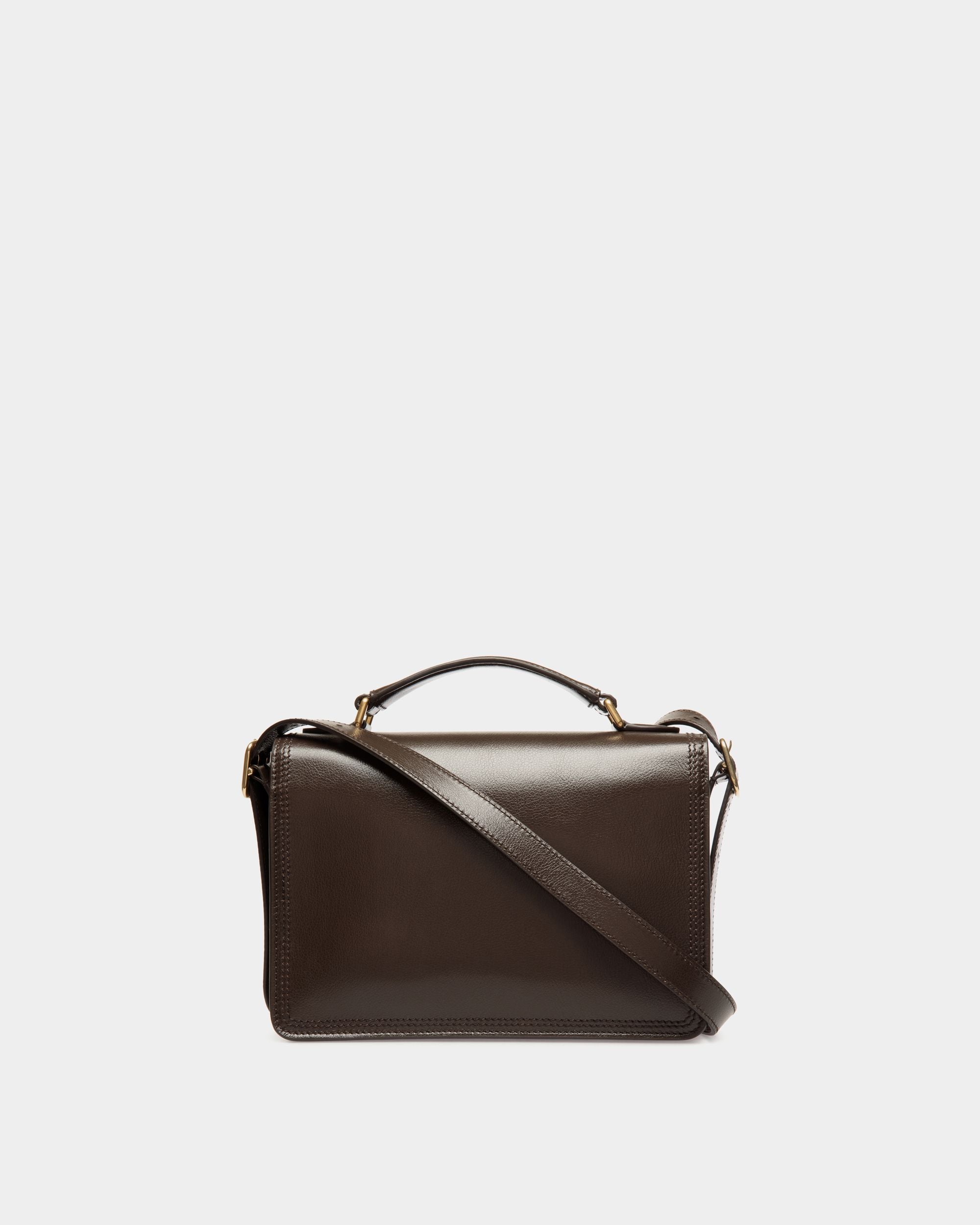 Beckett Crossbody Bag in Ebano Leather - Homme - Bally - 02