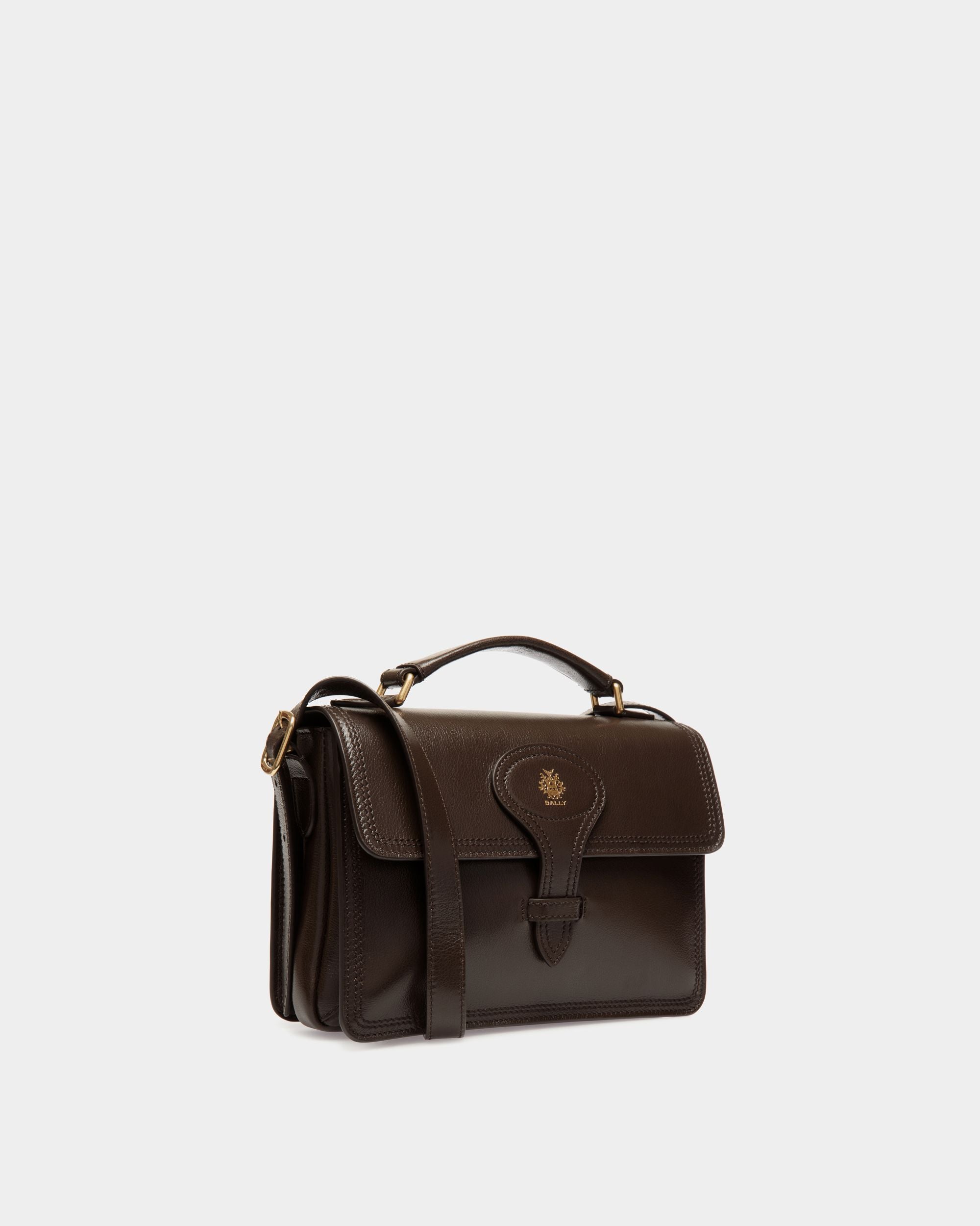 Beckett Crossbody Bag in Ebano Leather - Homme - Bally - 03