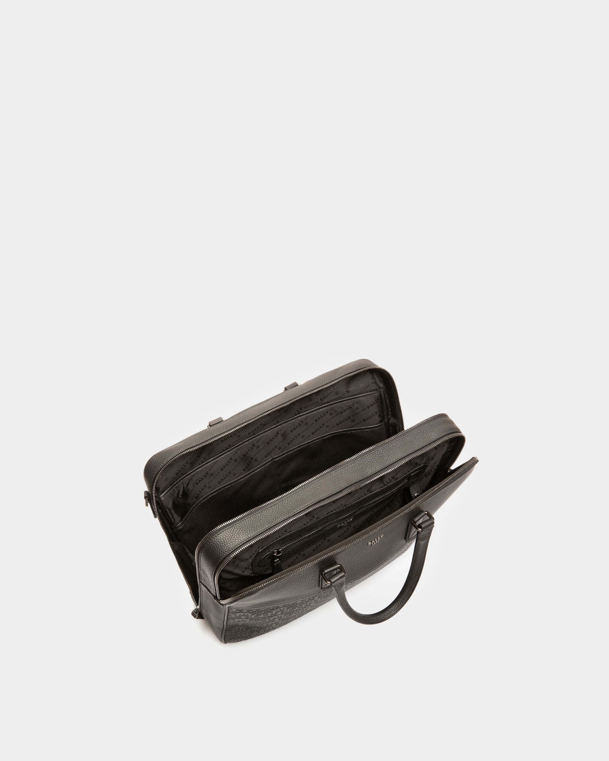 Benan Cabas En Cuir Noir - Homme - Bally - 04