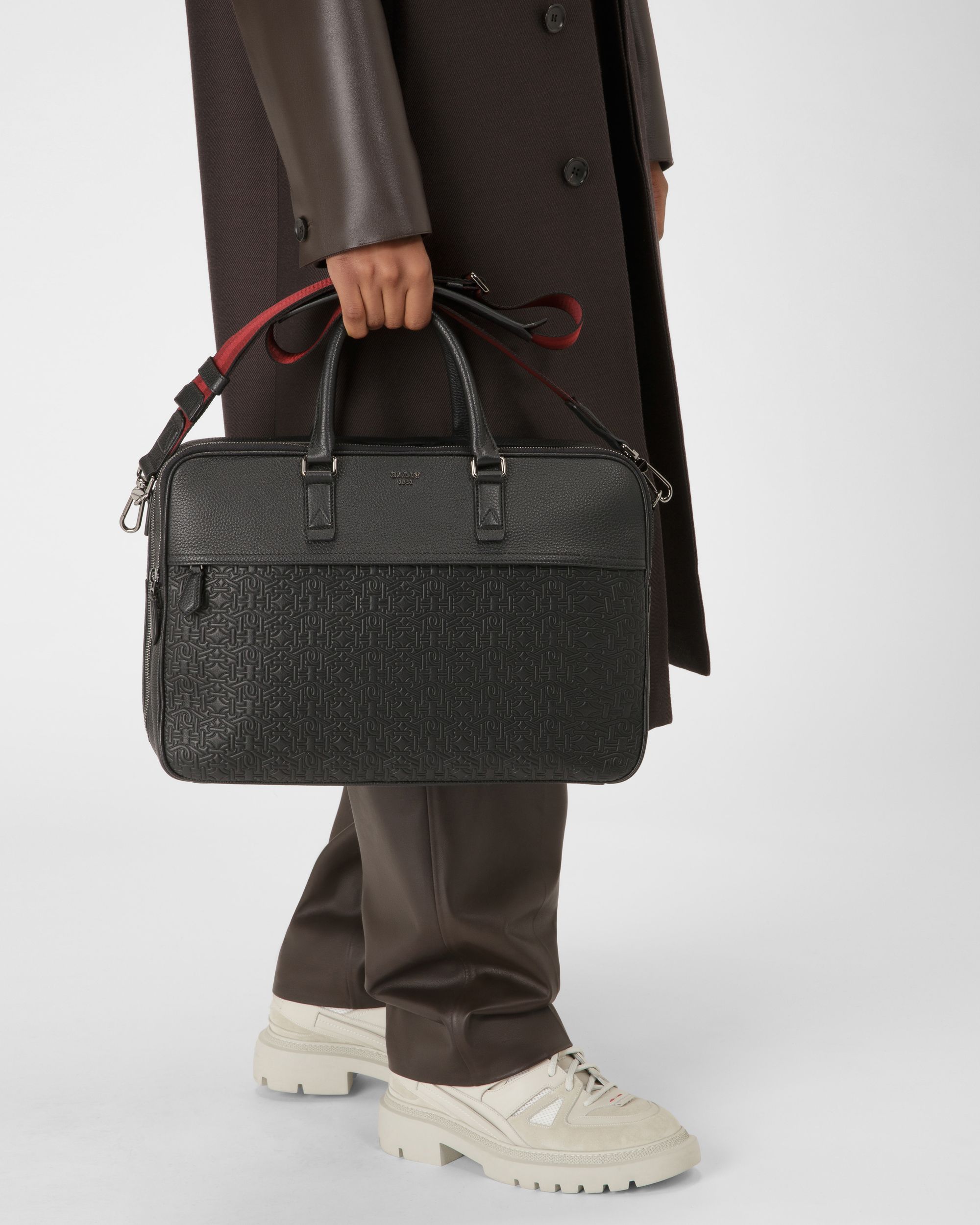 Benan Cabas En Cuir Noir - Homme - Bally - 07