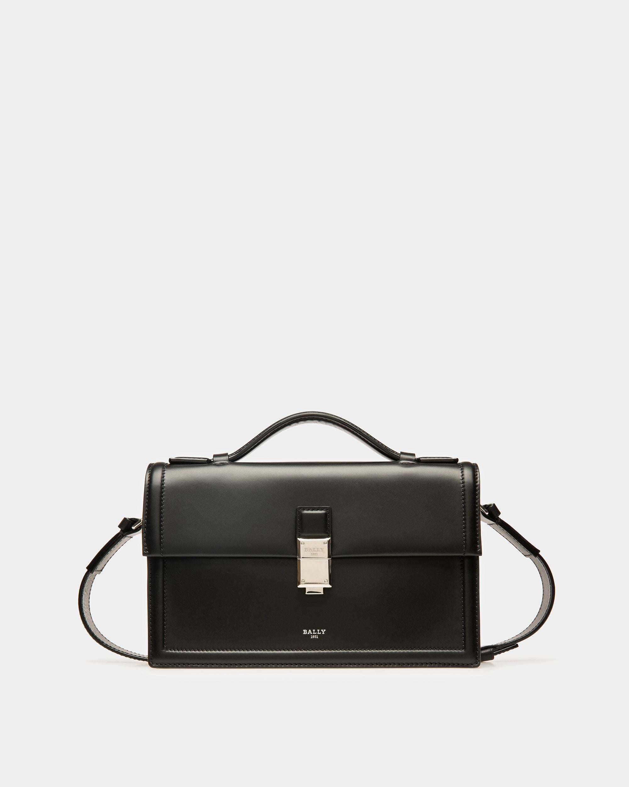 Scrinio Umhängetasche Aus Schwarzem Leder - Herren - Bally - 01