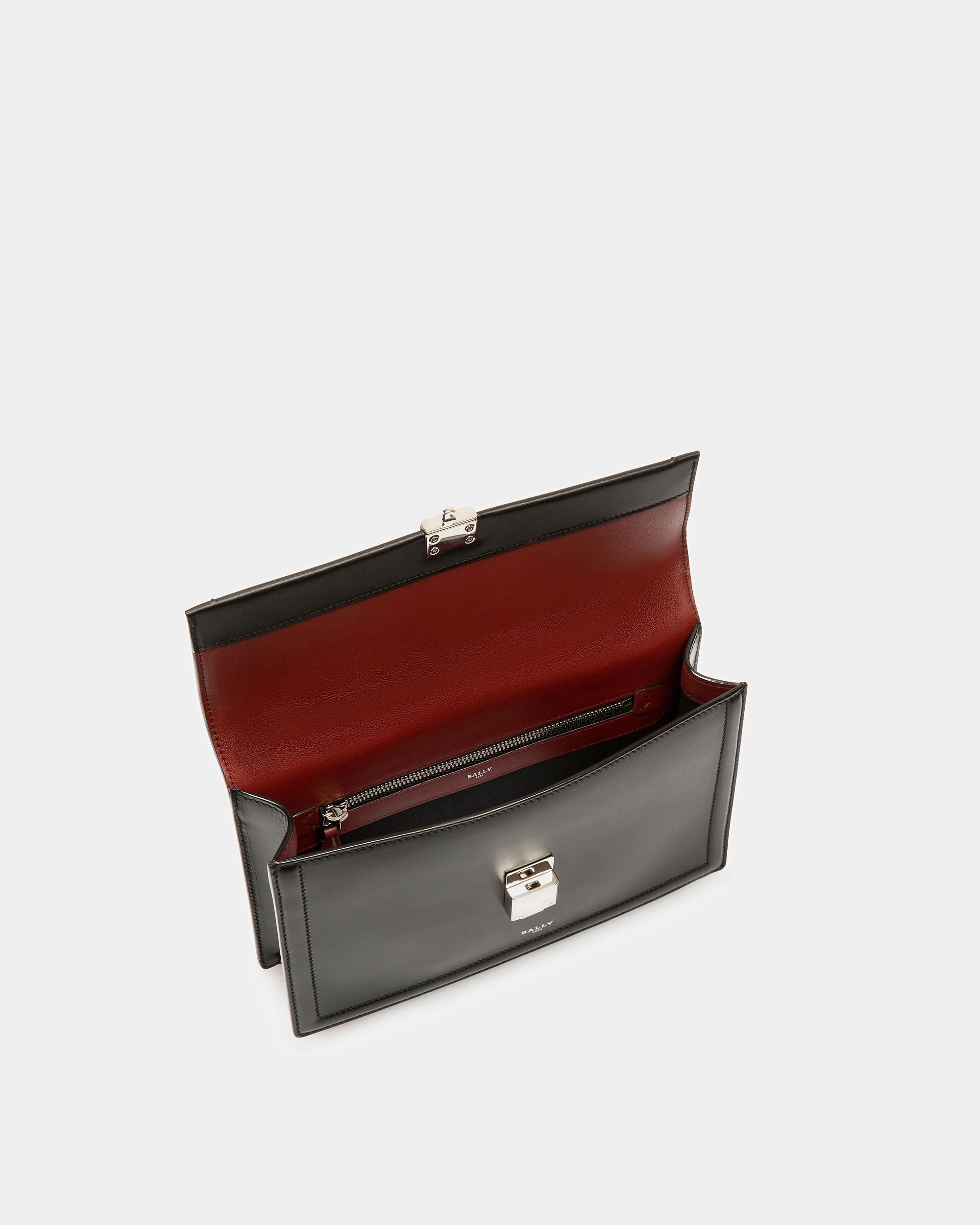 Scrinio Umhängetasche Aus Schwarzem Leder - Herren - Bally - 04