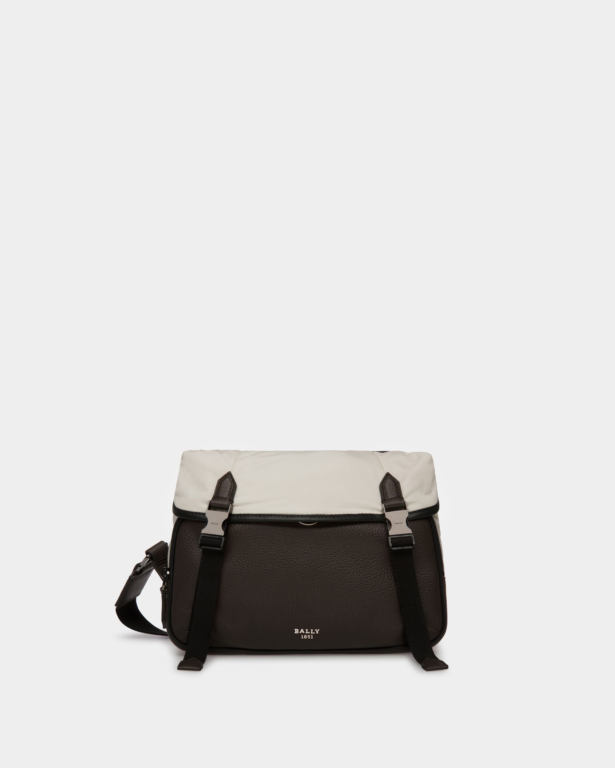 Borissey Altweisse Umhängetasche Aus Recyceltem Nylon - Herren - Bally - 01