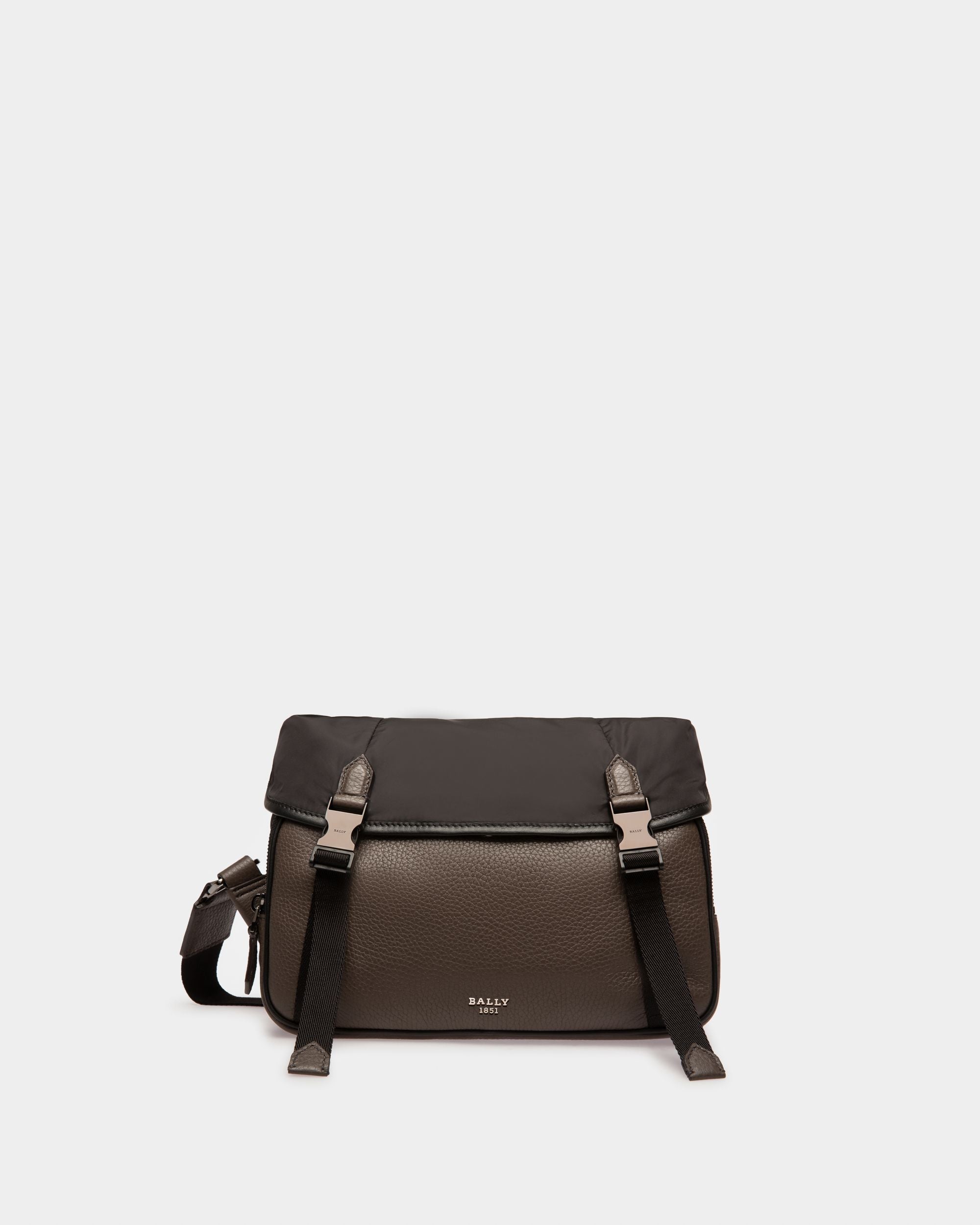 Borissey Sac Messager En Nylon Recyclé Noir - Homme - Bally - 01