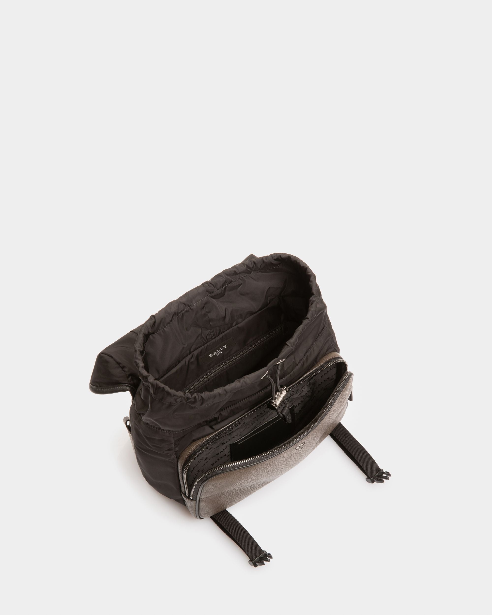 Borissey Sac Messager En Nylon Recyclé Noir - Homme - Bally - 04
