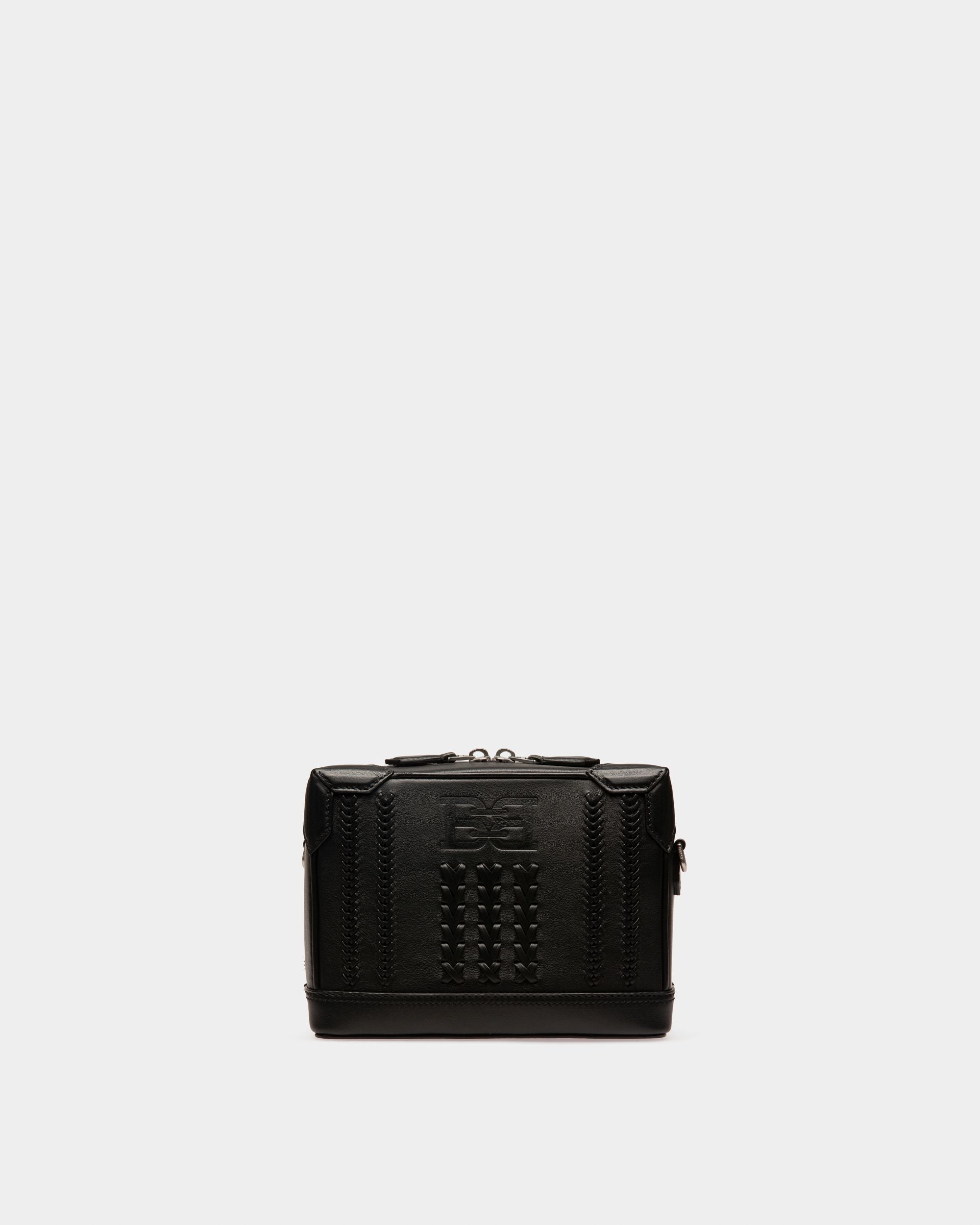 Casteer Sac À Bandoulière En Cuir Noir - Homme - Bally - 01