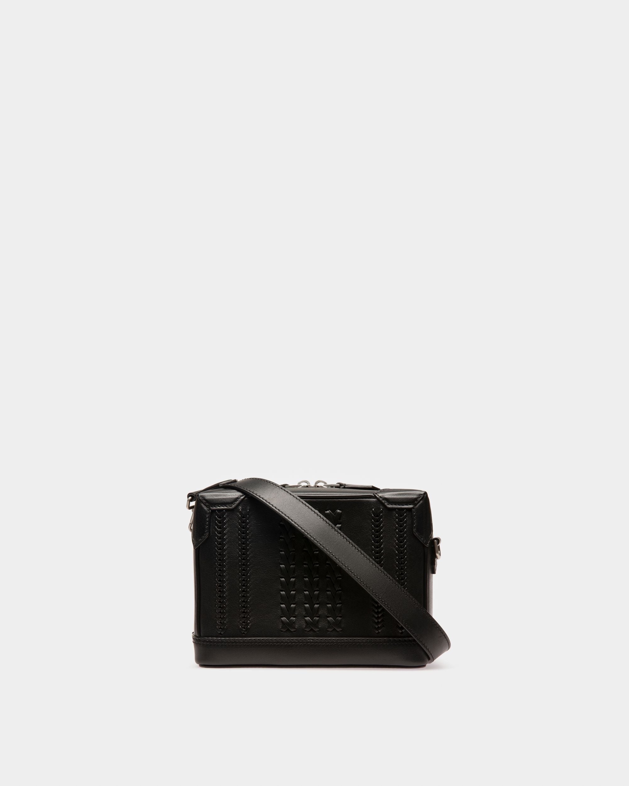 Casteer Sac À Bandoulière En Cuir Noir - Homme - Bally - 03
