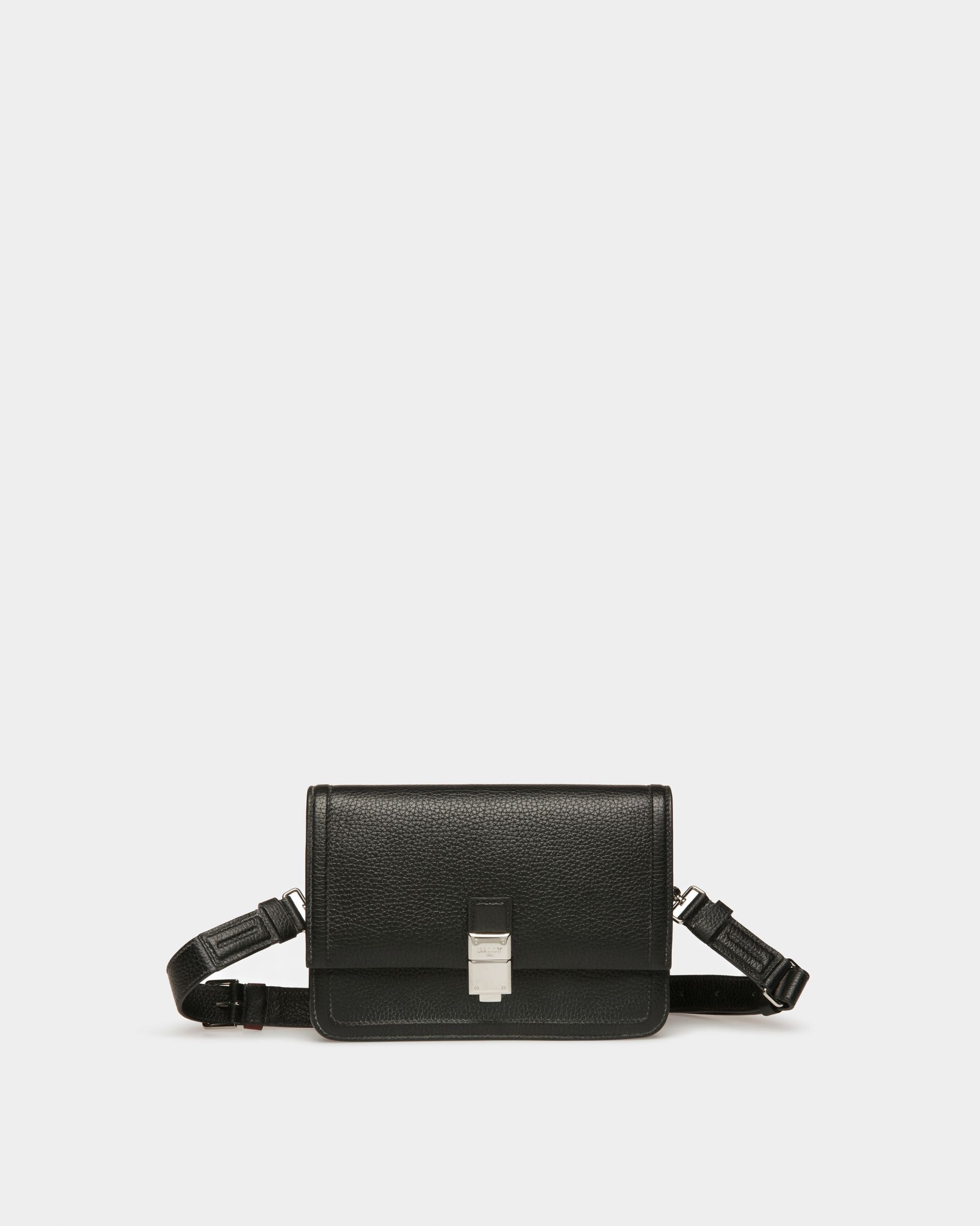 Sacres Sac À Bandoulière En Cuir Noir - Homme - Bally - 01