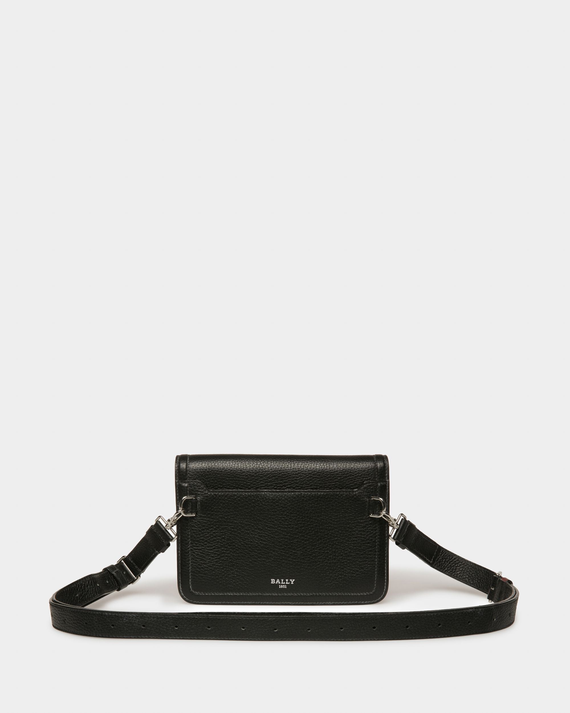 Sacres Sac À Bandoulière En Cuir Noir - Homme - Bally - 02