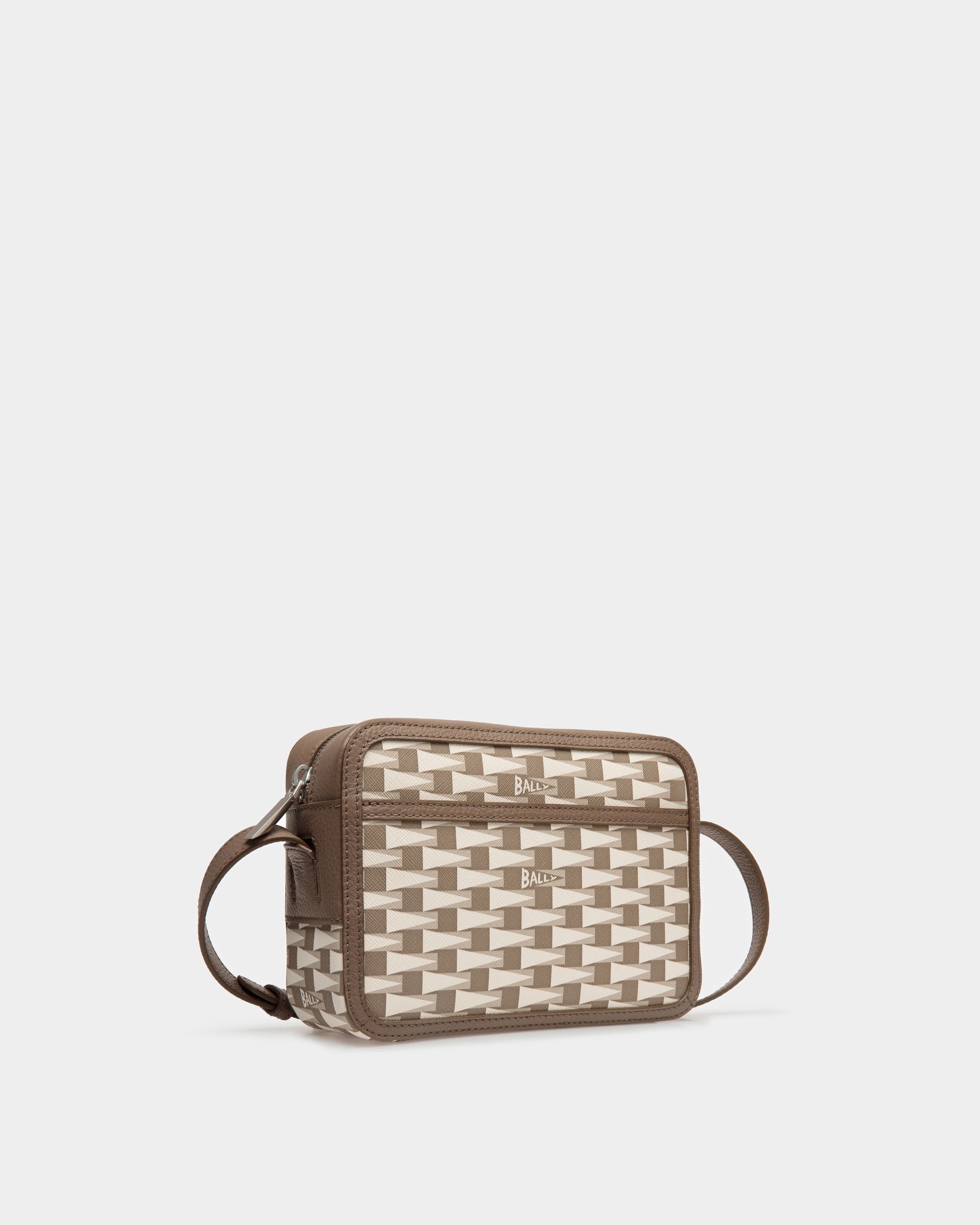 Sac À Bandoulière Pennant En TPU Beige Avec Motif Pennant - Homme - Bally - 03