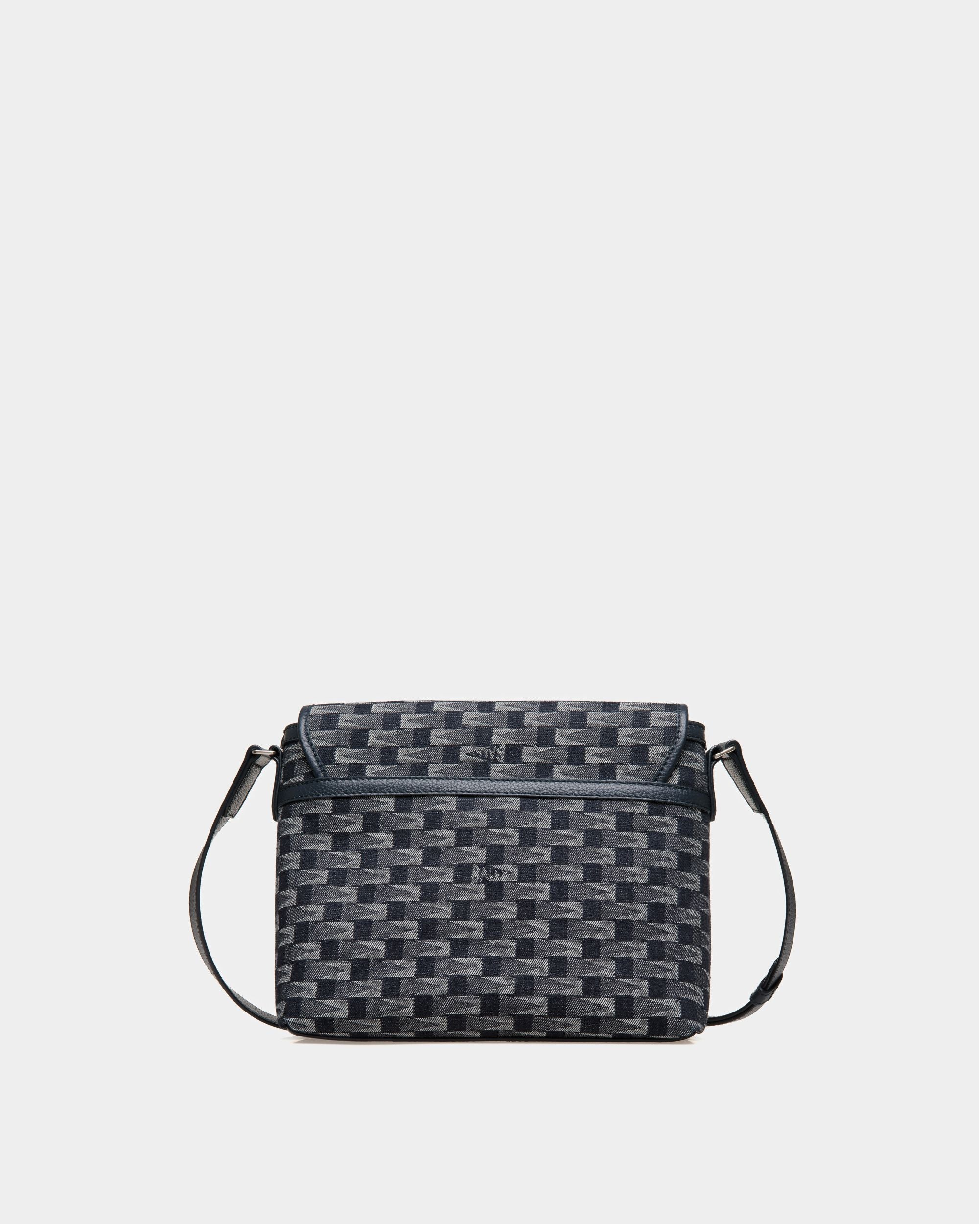 Pennant Crossbody Bag in Denim - Men's - Bally - 02