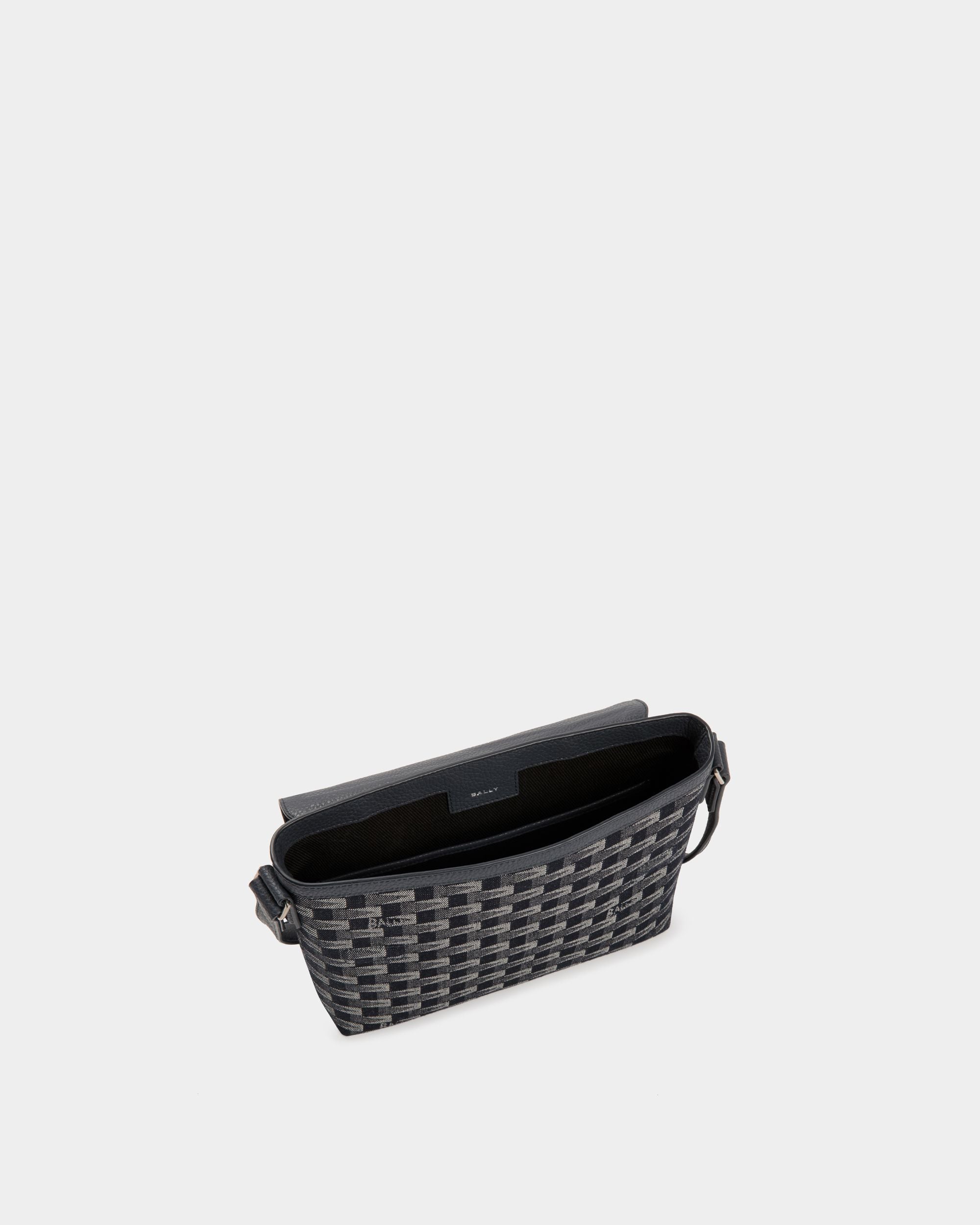 Pennant Crossbody Bag in Denim - Men's - Bally - 04