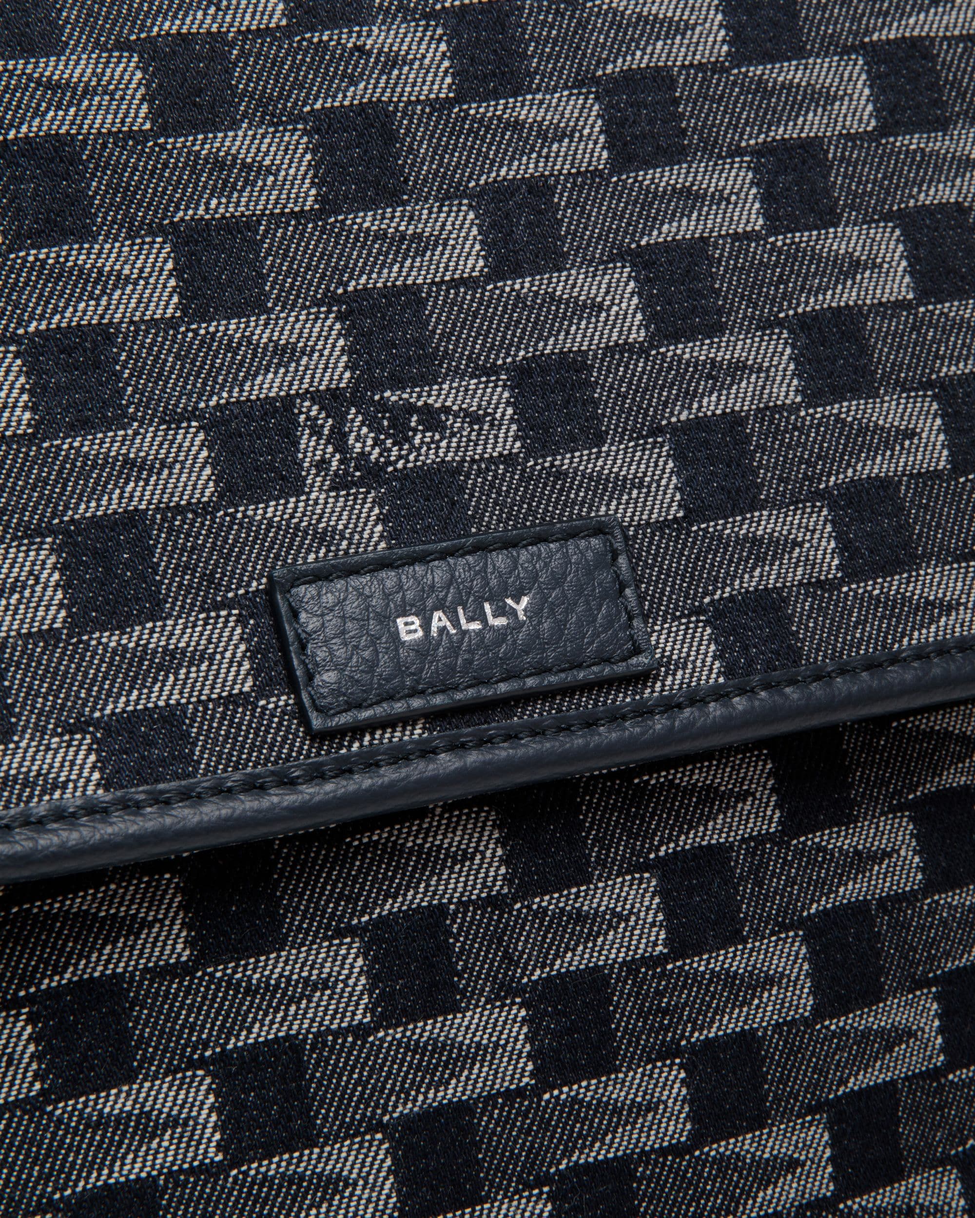 Pennant Crossbody Bag in Denim - Men's - Bally - 05