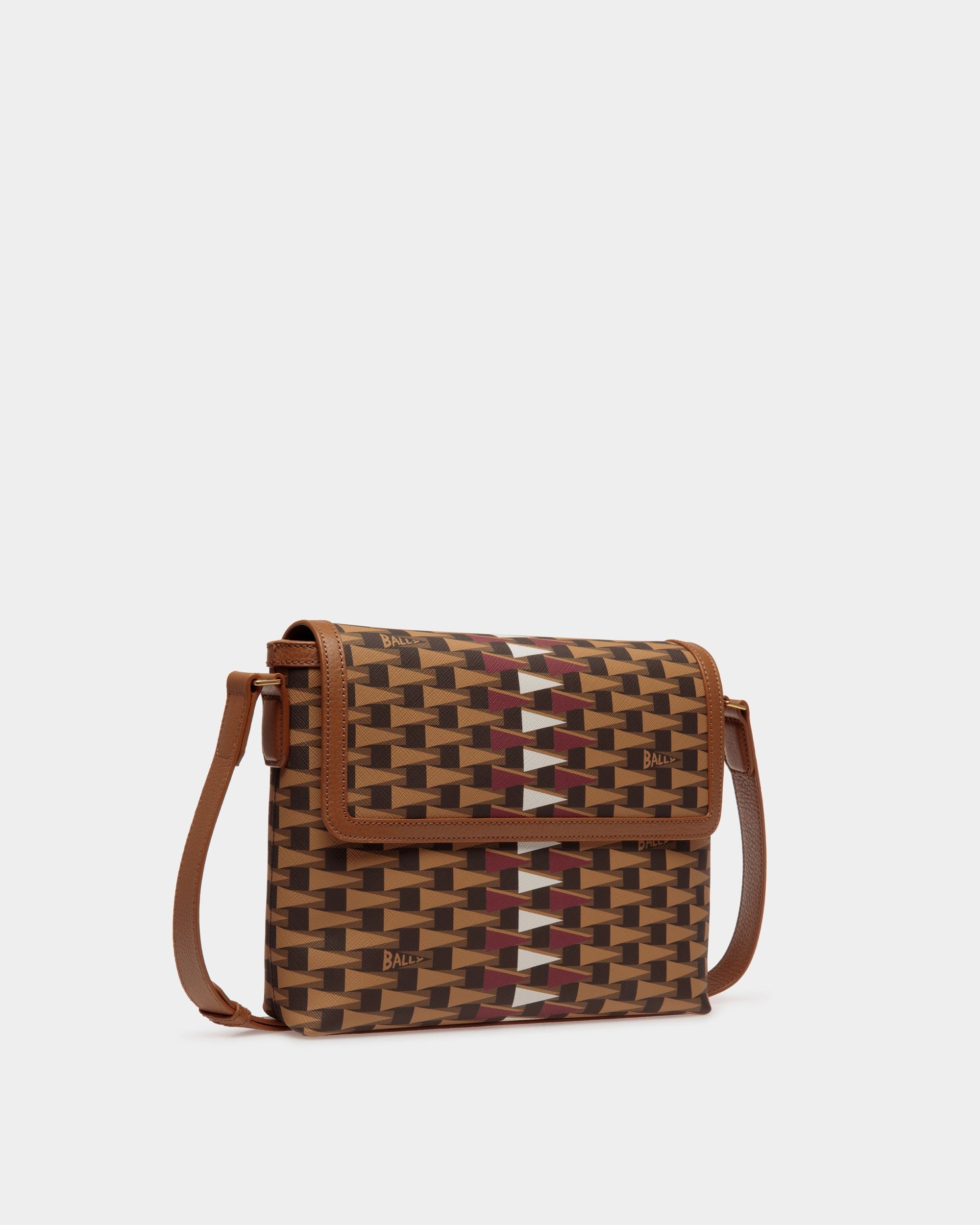 Sac À Bandoulière Pennant En TPU Beige - Homme - Bally - 03