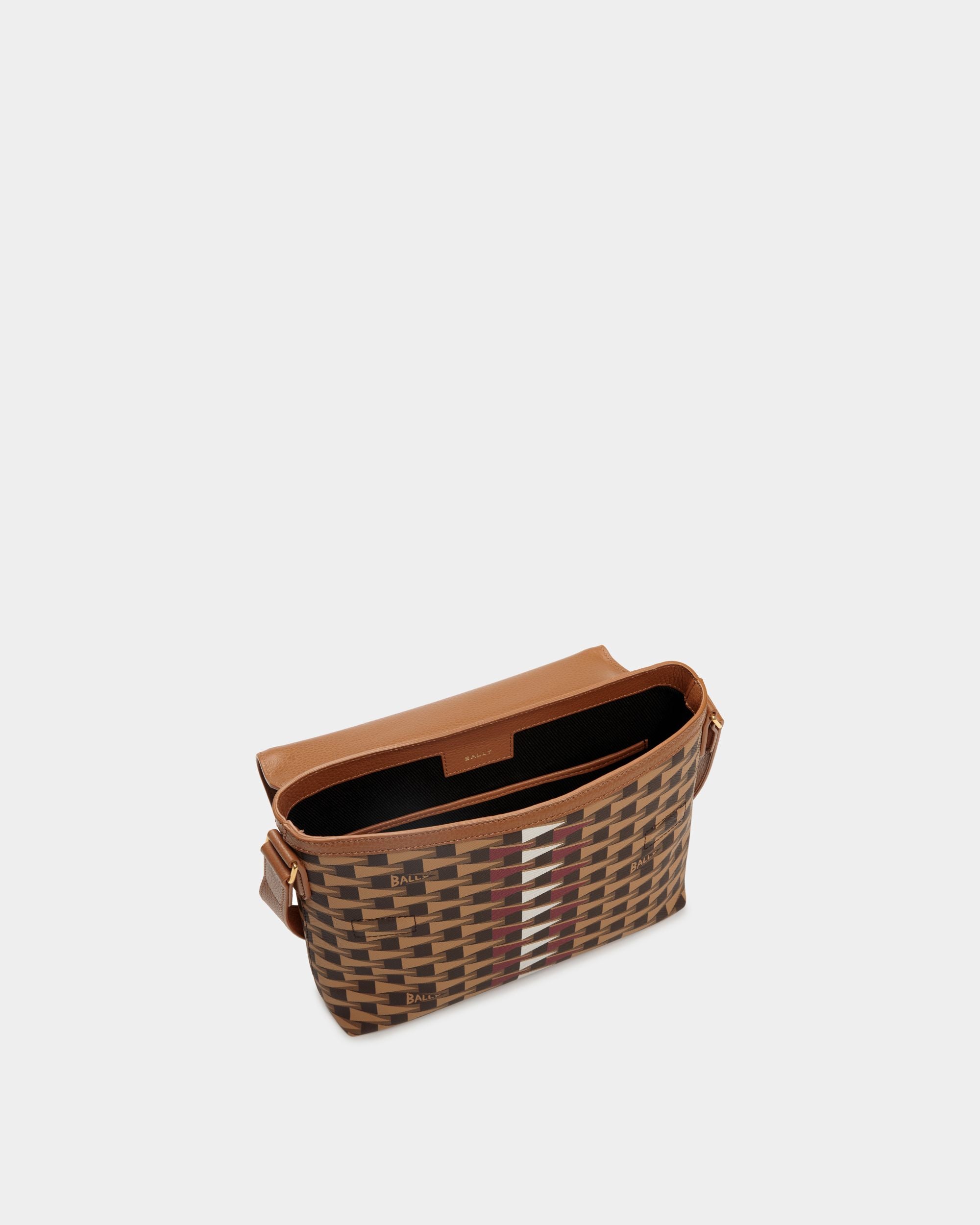 Sac À Bandoulière Pennant En TPU Beige - Homme - Bally - 04