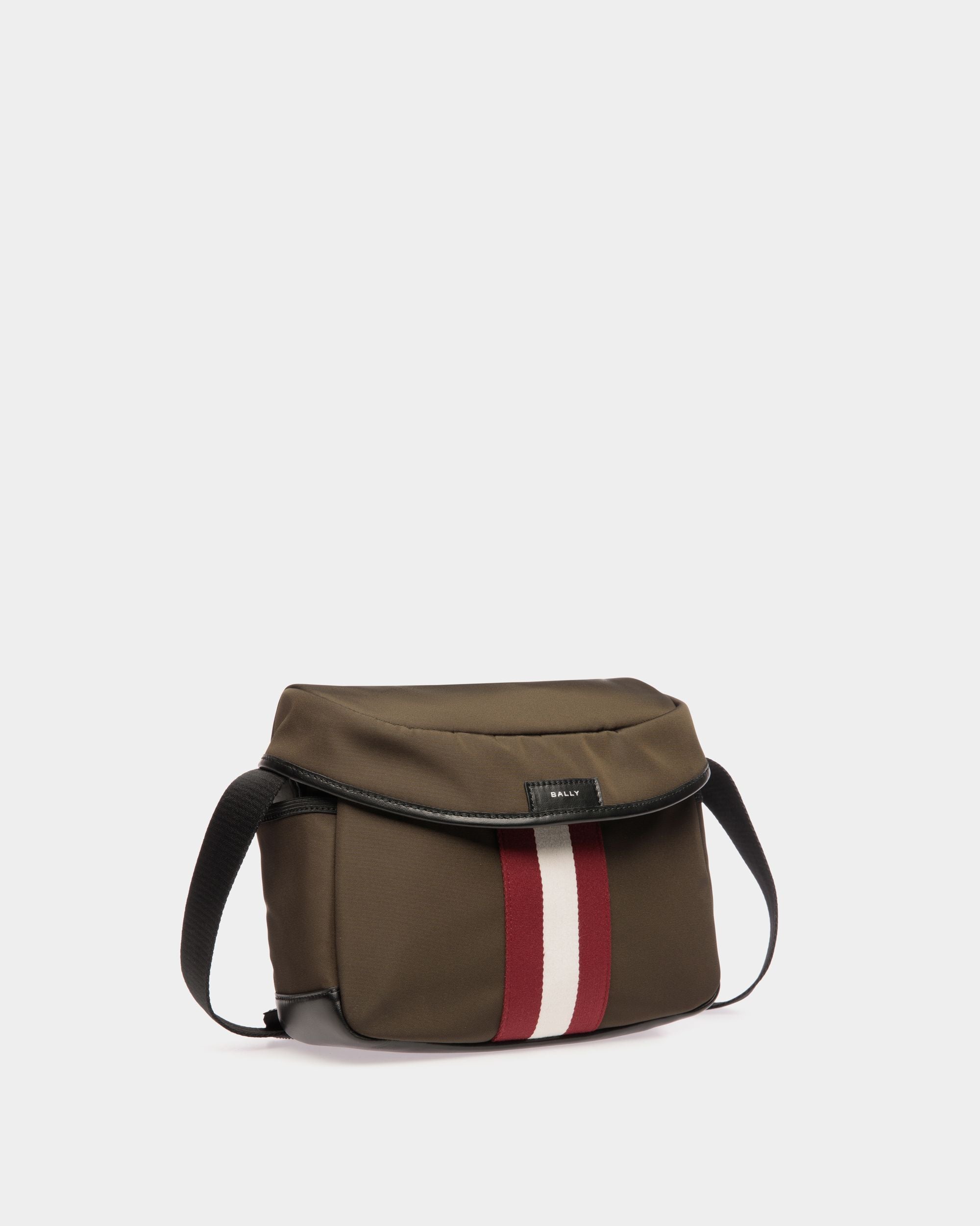 Sac À Bandoulière Code En Nylon Military Green - Homme - Bally - 03