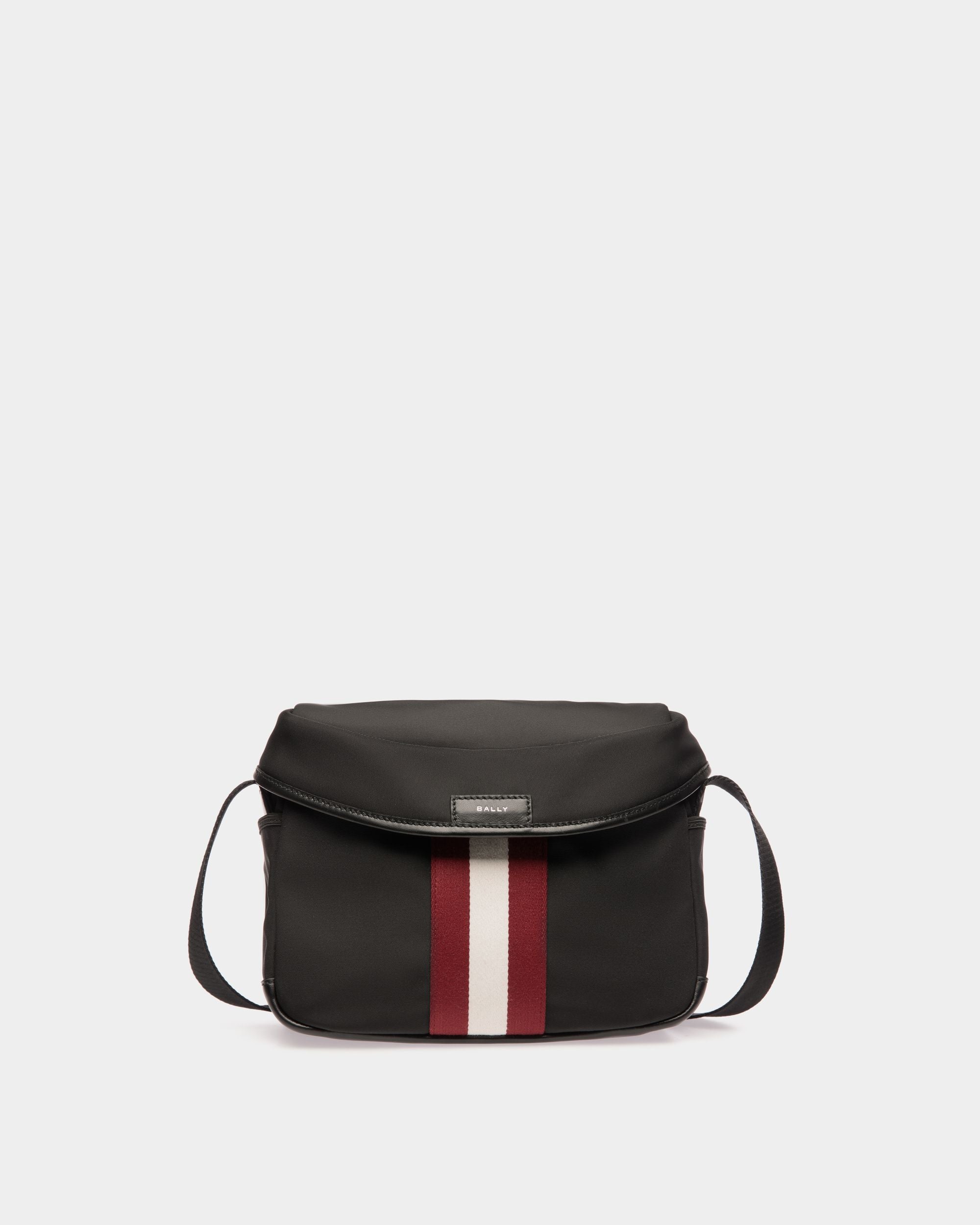 Sac À Bandoulière Code En Nylon Noir - Homme - Bally - 01