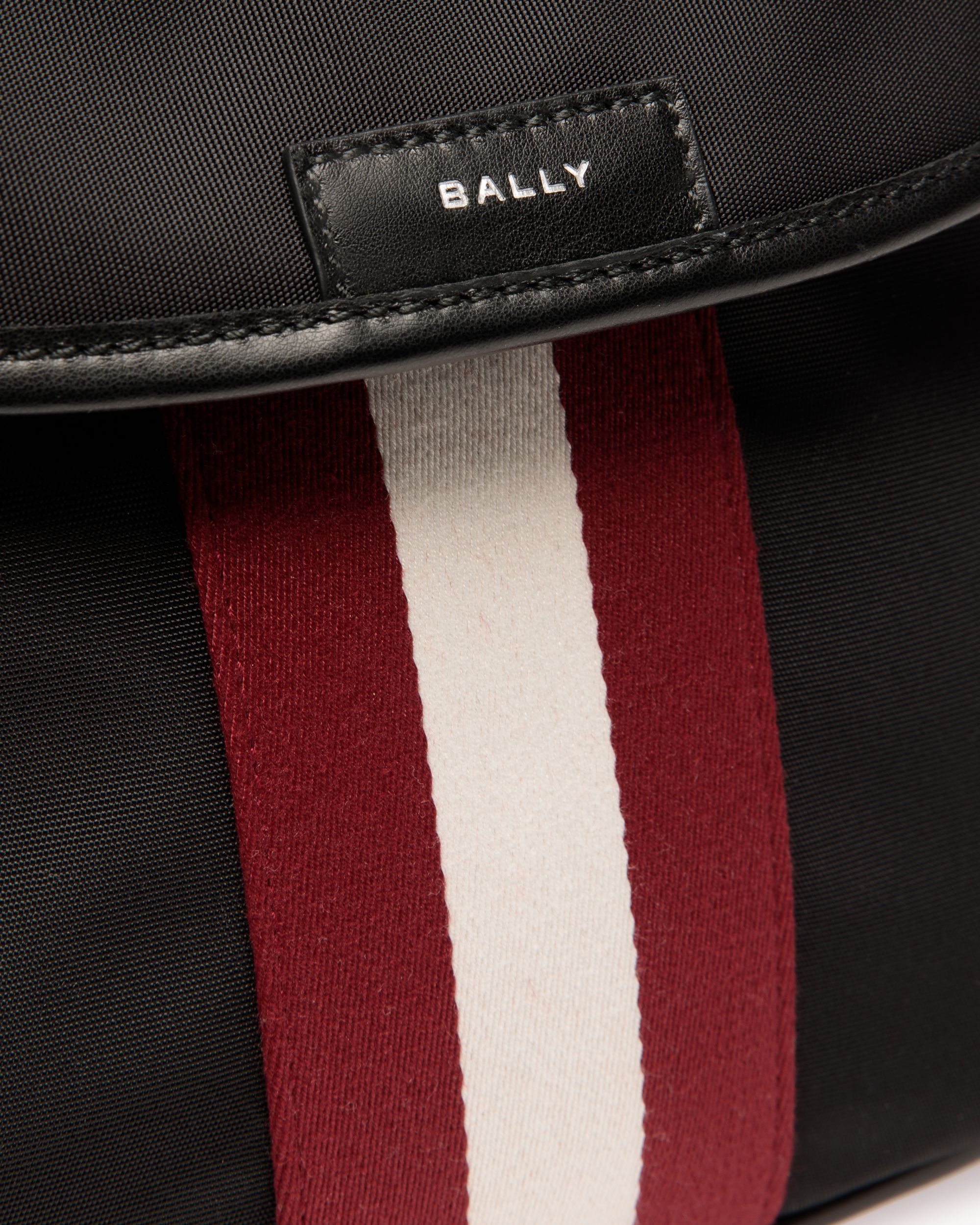 Sac À Bandoulière Code En Nylon Noir - Homme - Bally - 03