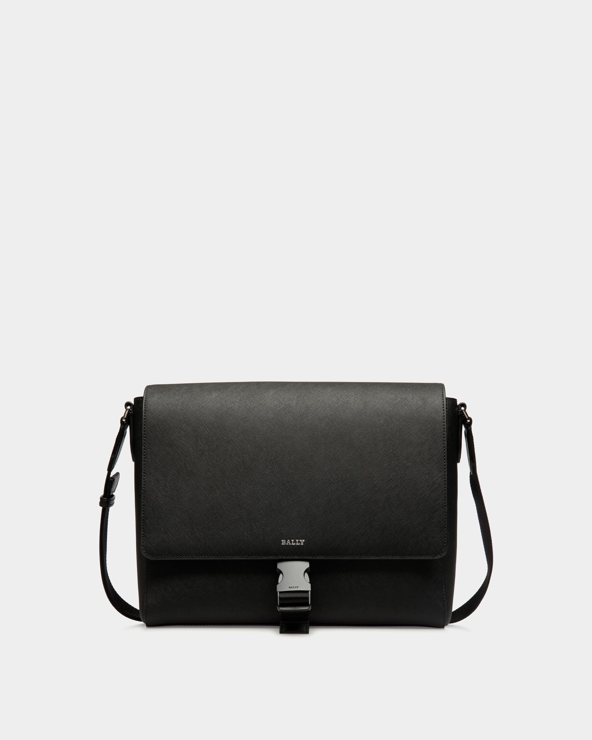 Messenger Bag In Black Bovine Split - Herren - Bally - 01