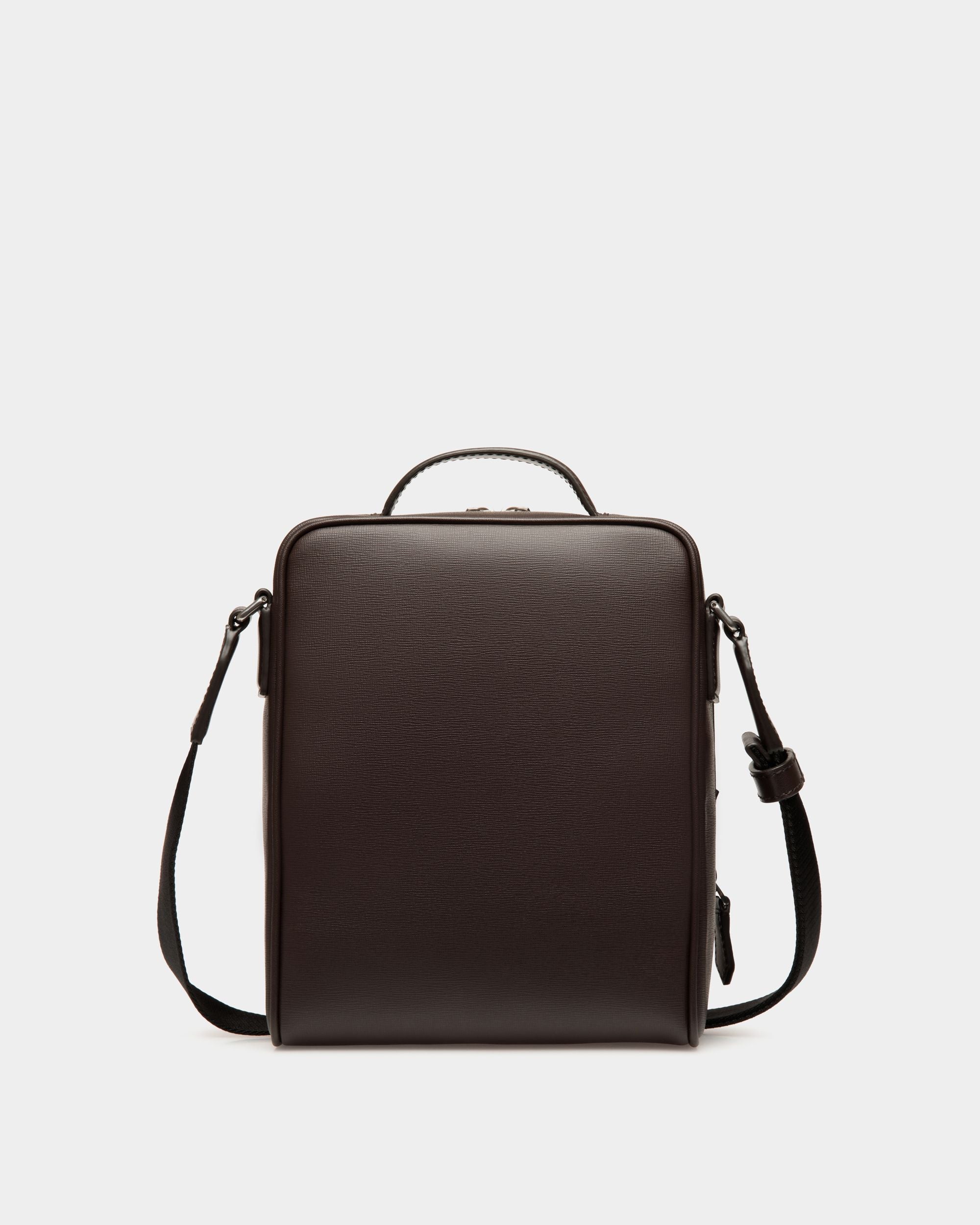 Sac À Bandoulière Mythos En Cuir Recyclé Ebano - Homme - Bally - 02