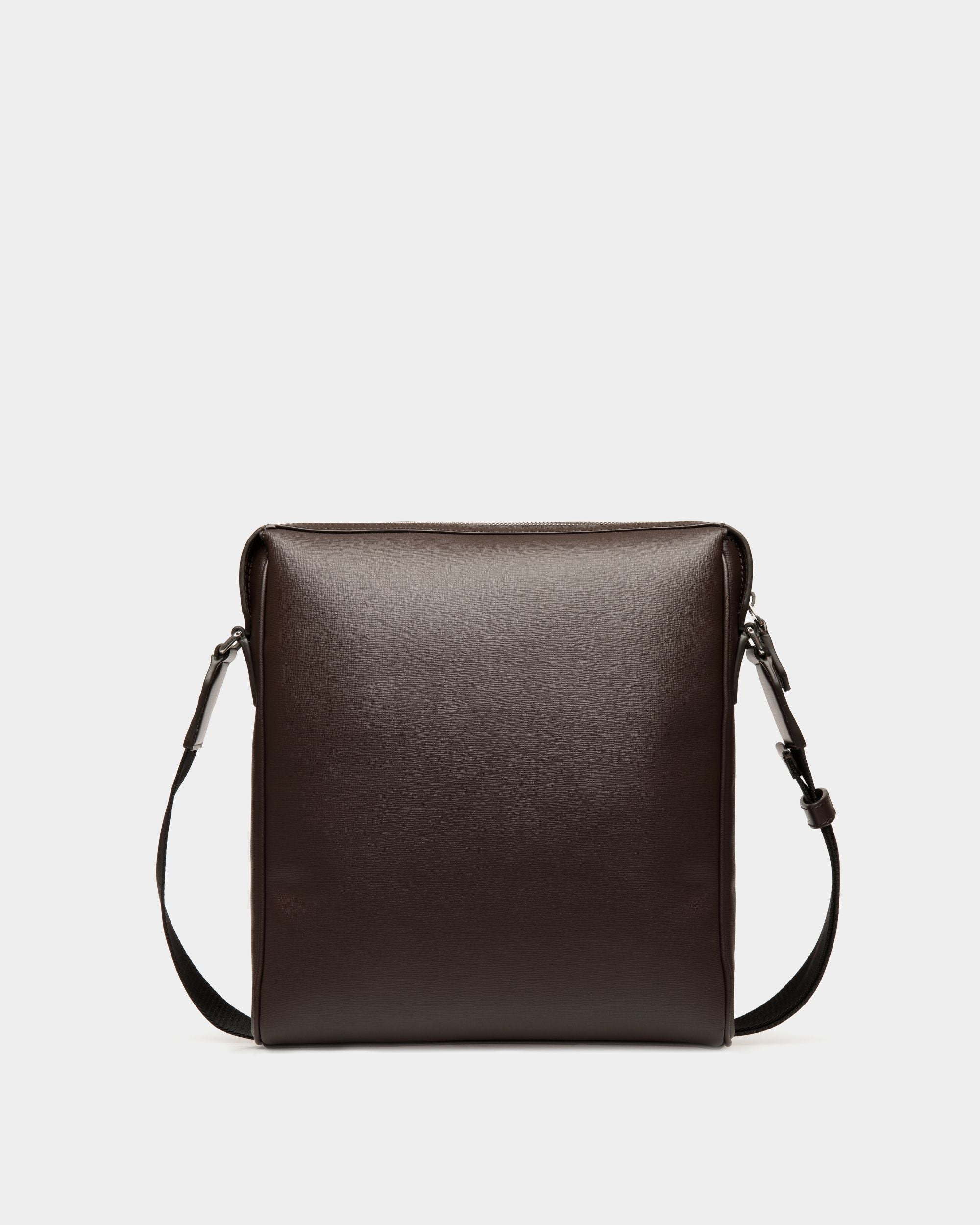 Sac À Bandoulière Mythos En Cuir Recyclé Ebano - Homme - Bally - 02