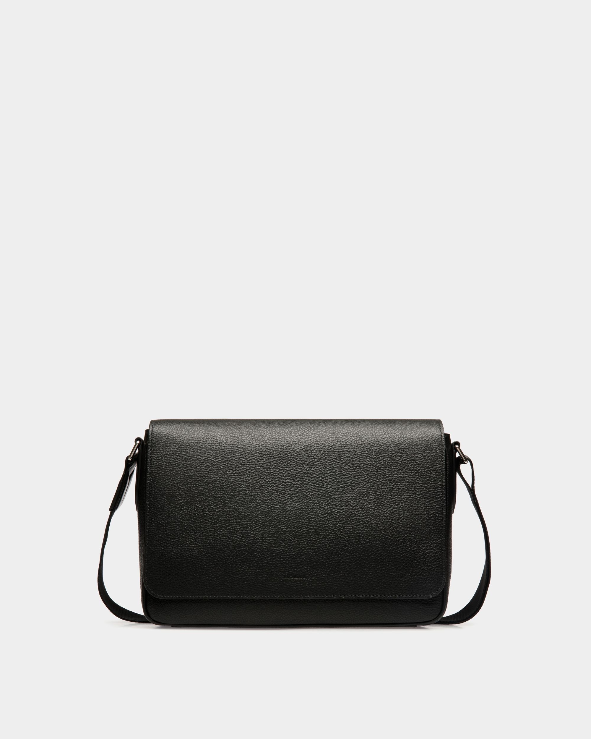Shoulder Bag In Black Leather - Herren - Bally - 01